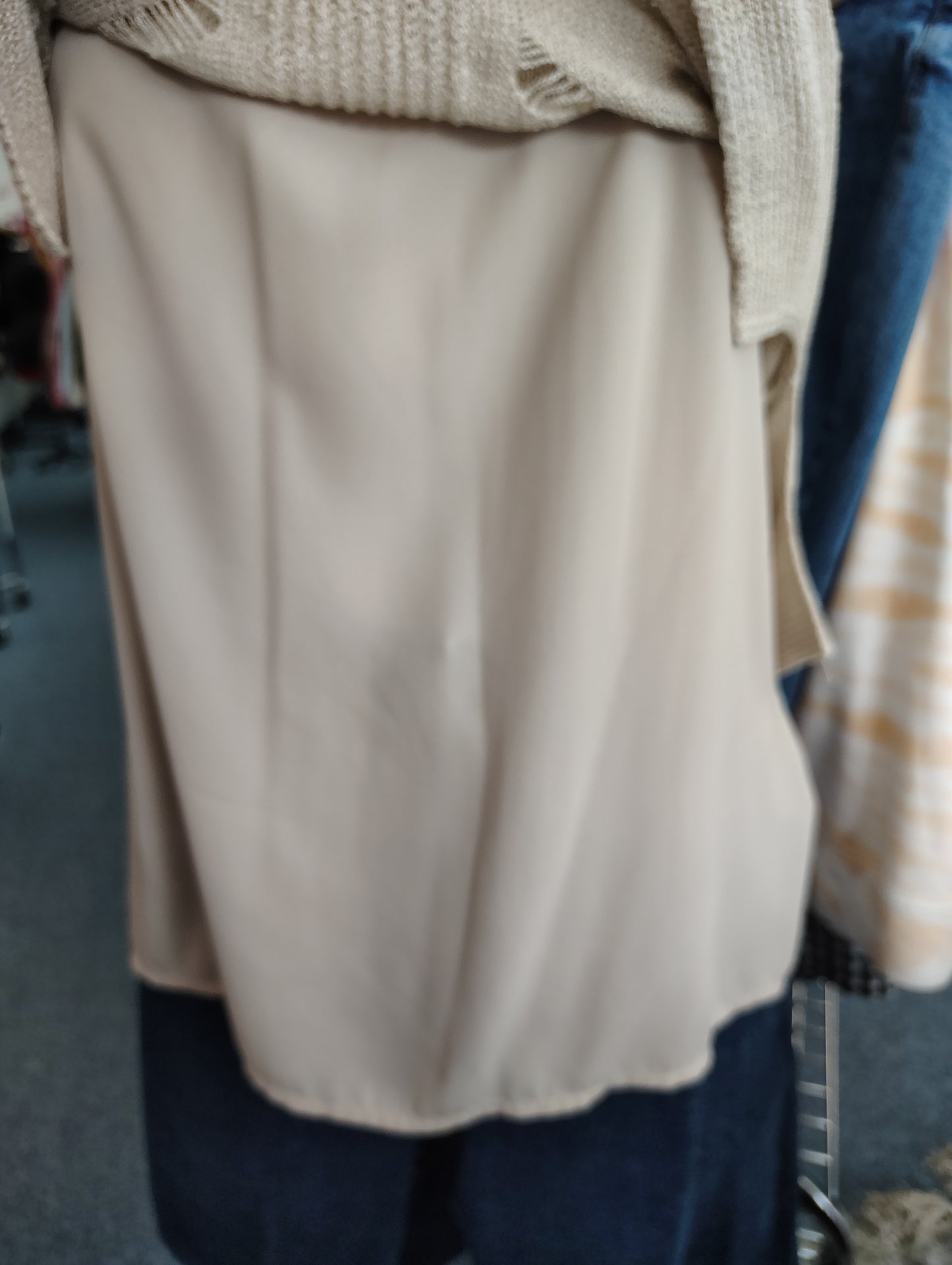 Cato 2 layer knit sleeveless dress top size 3x