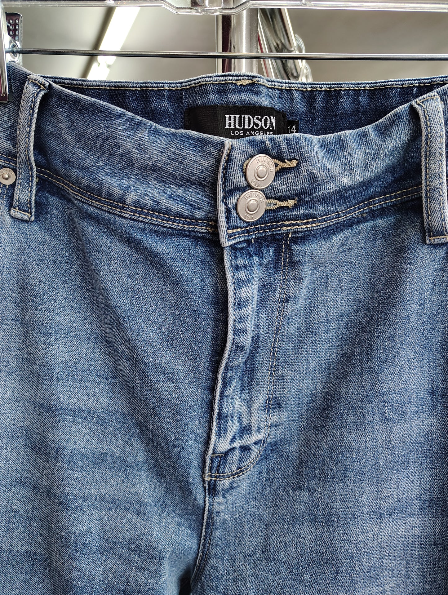 Hudson straight leg jeans size 14