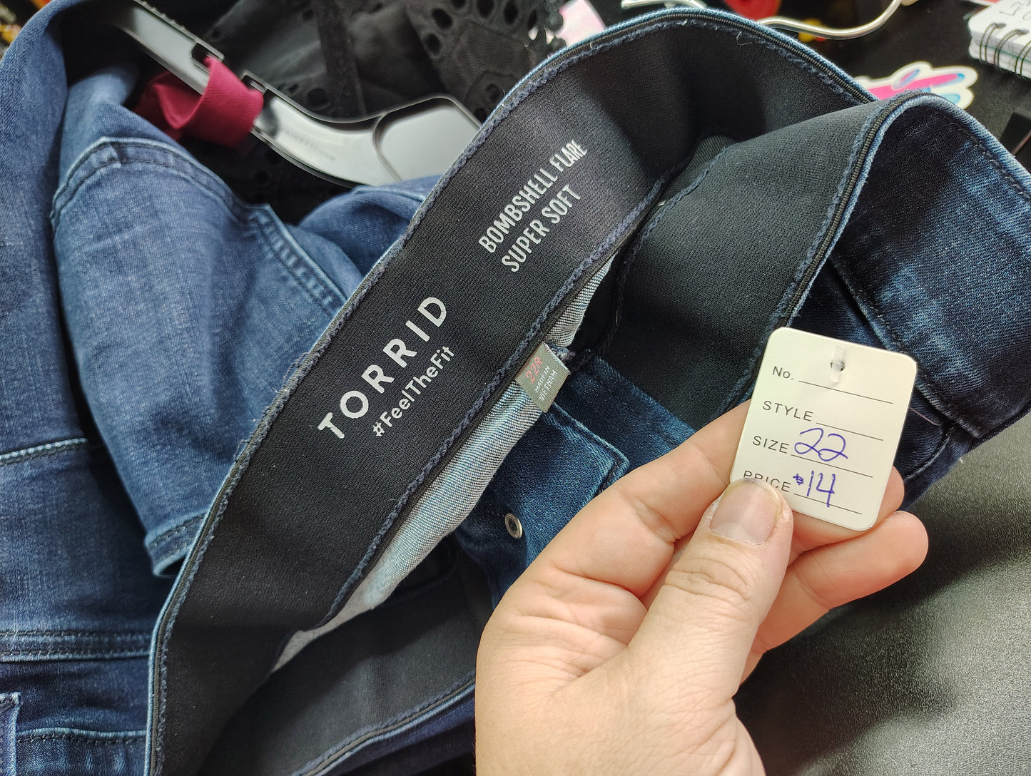 Torrid bombshell flare jeans super soft size 22