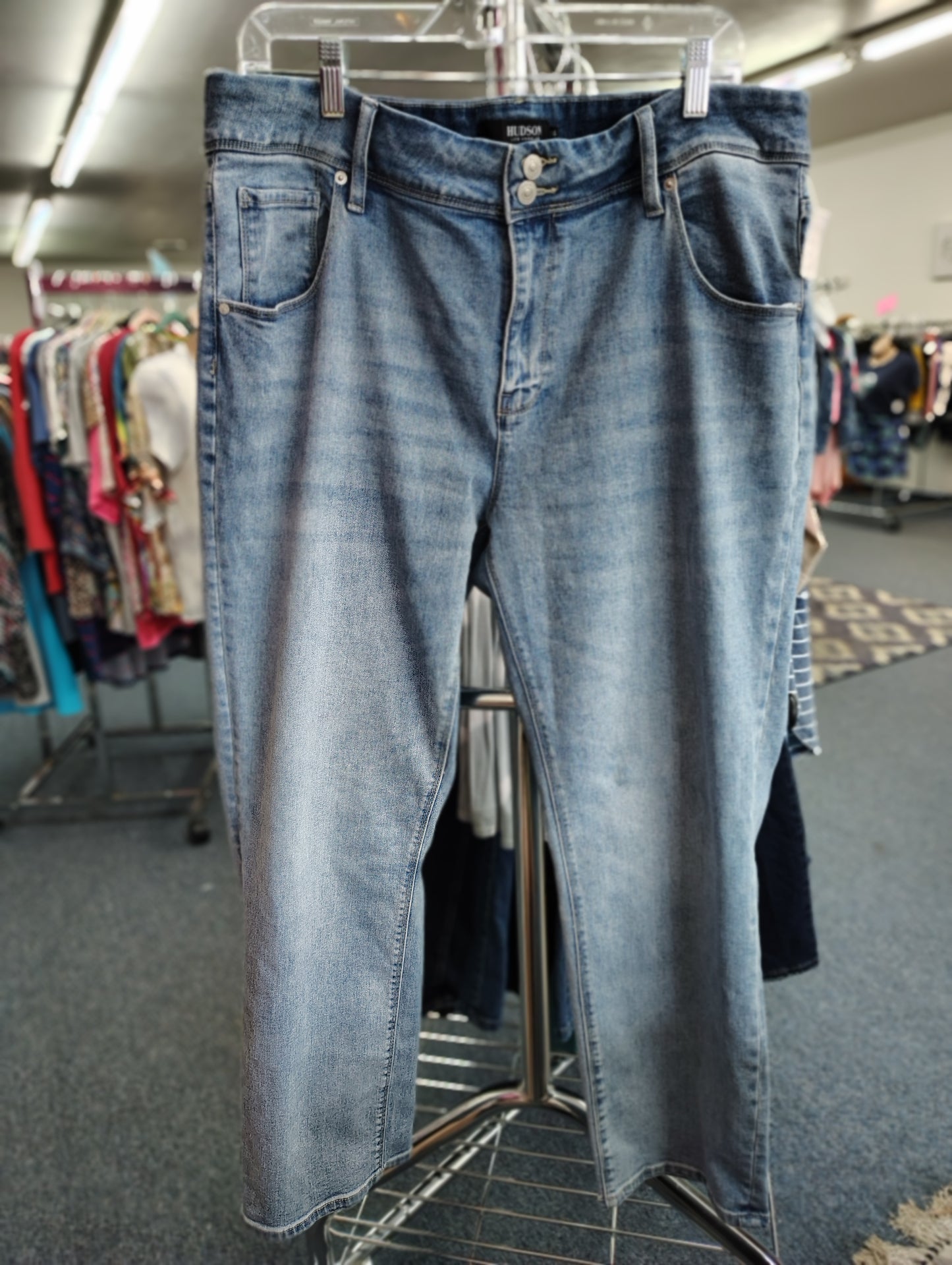 Hudson straight leg jeans size 14