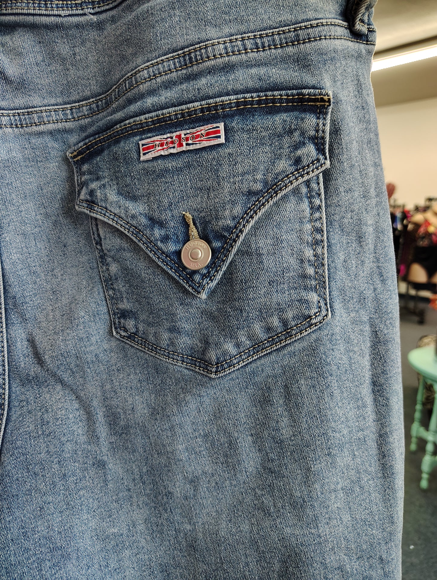 Hudson straight leg jeans size 14