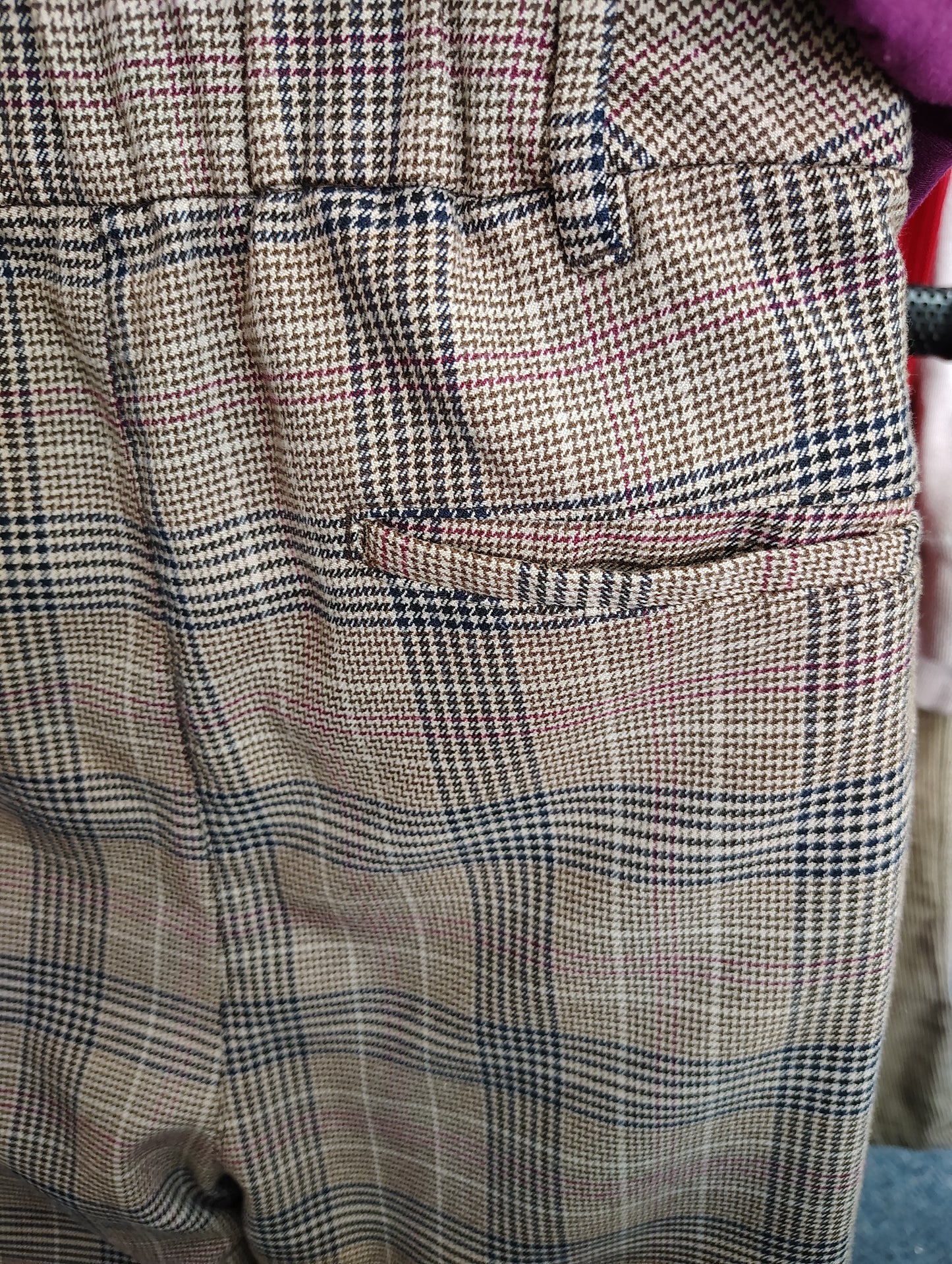 Old Navy Taylor wide leg plaid trouser dress pants 16 xl