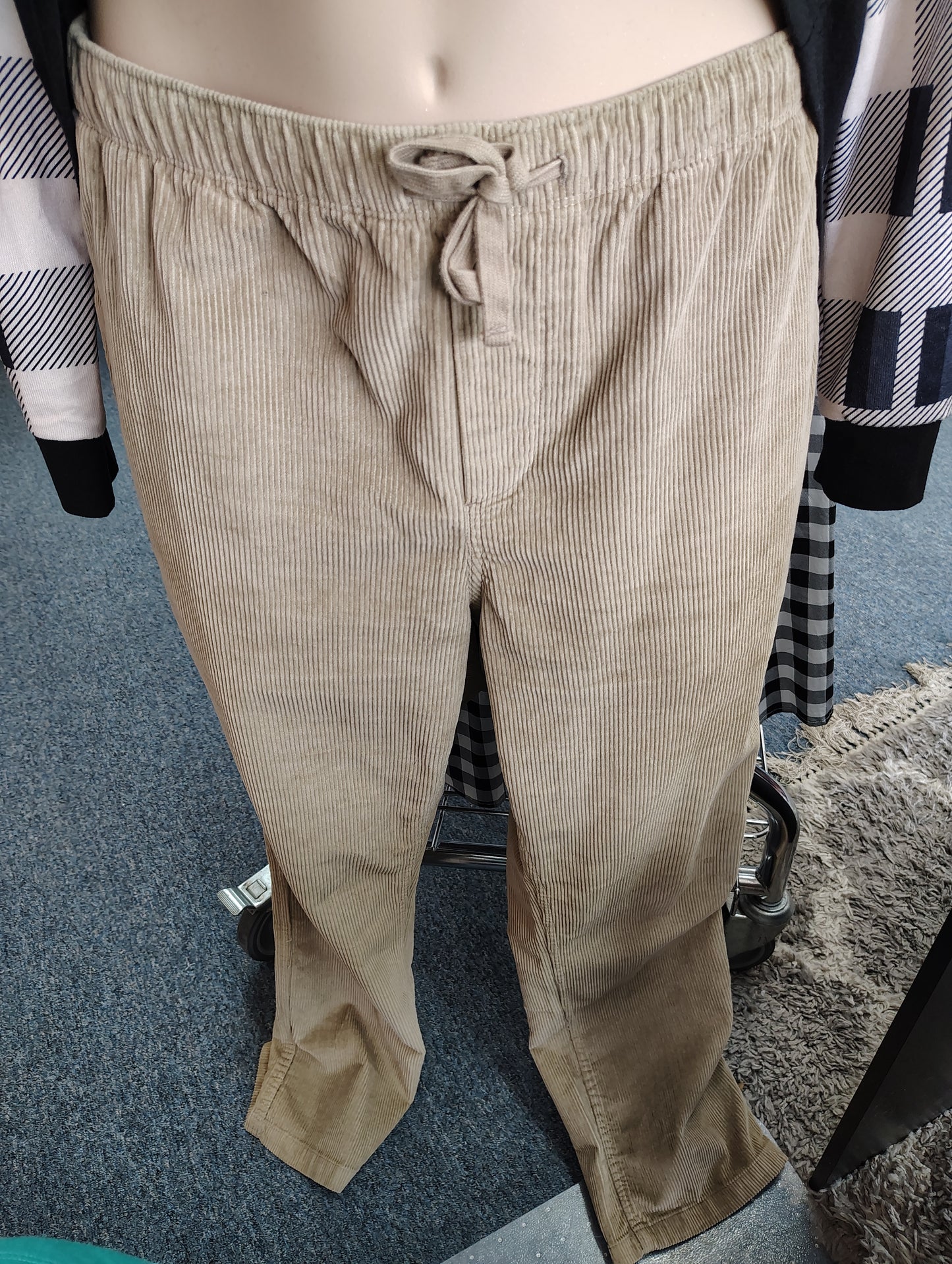 Old Navy tan corduroy pull on pants size xxl tall