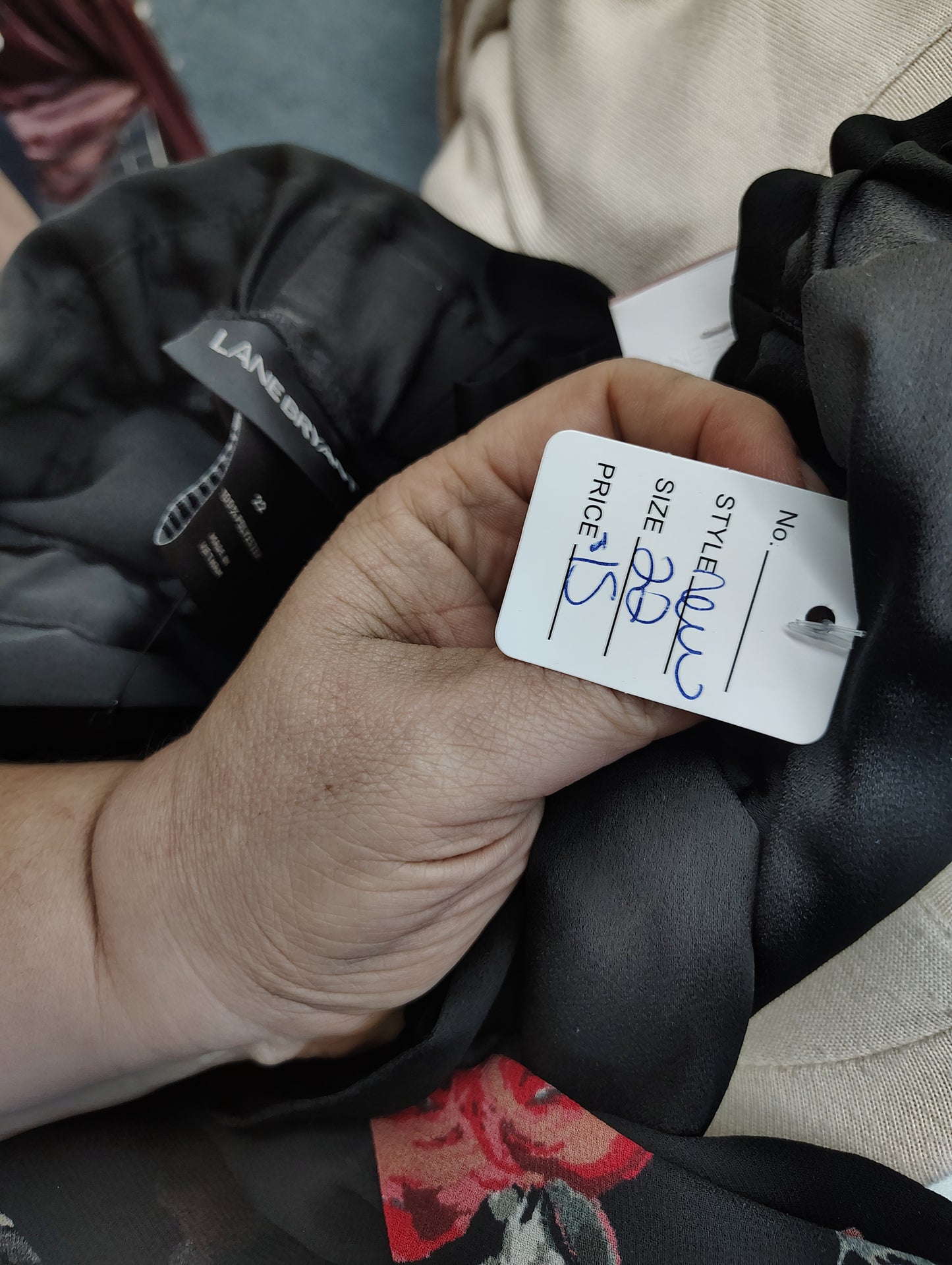 Lane Bryant black silky dress pants new size 22