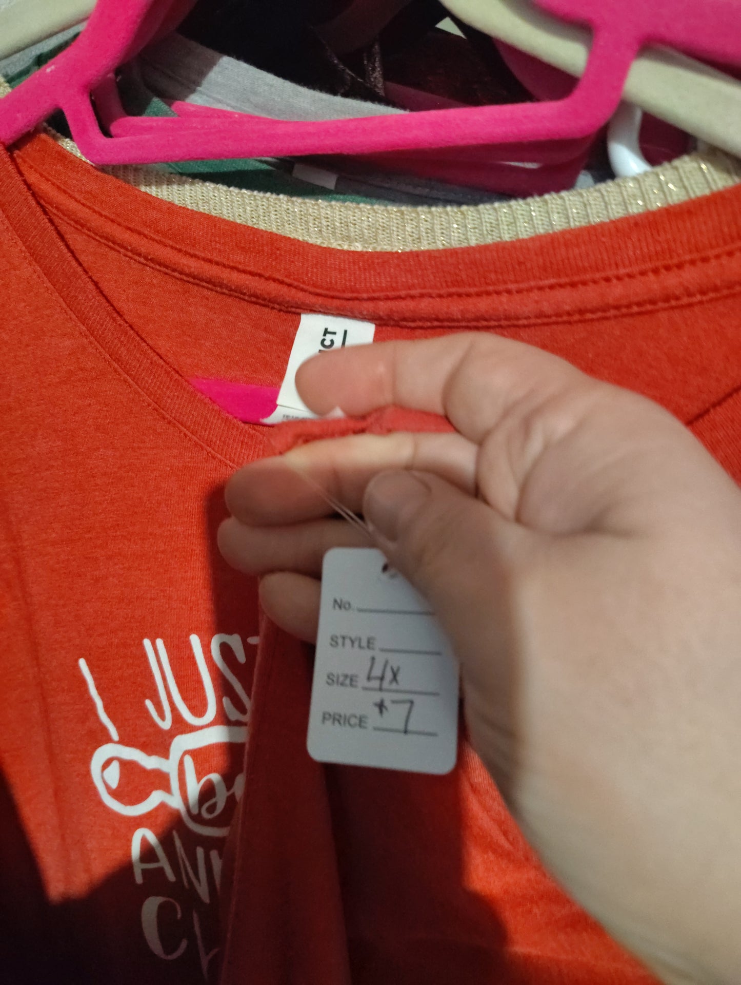 District red baking and Christmas movies tee 4x