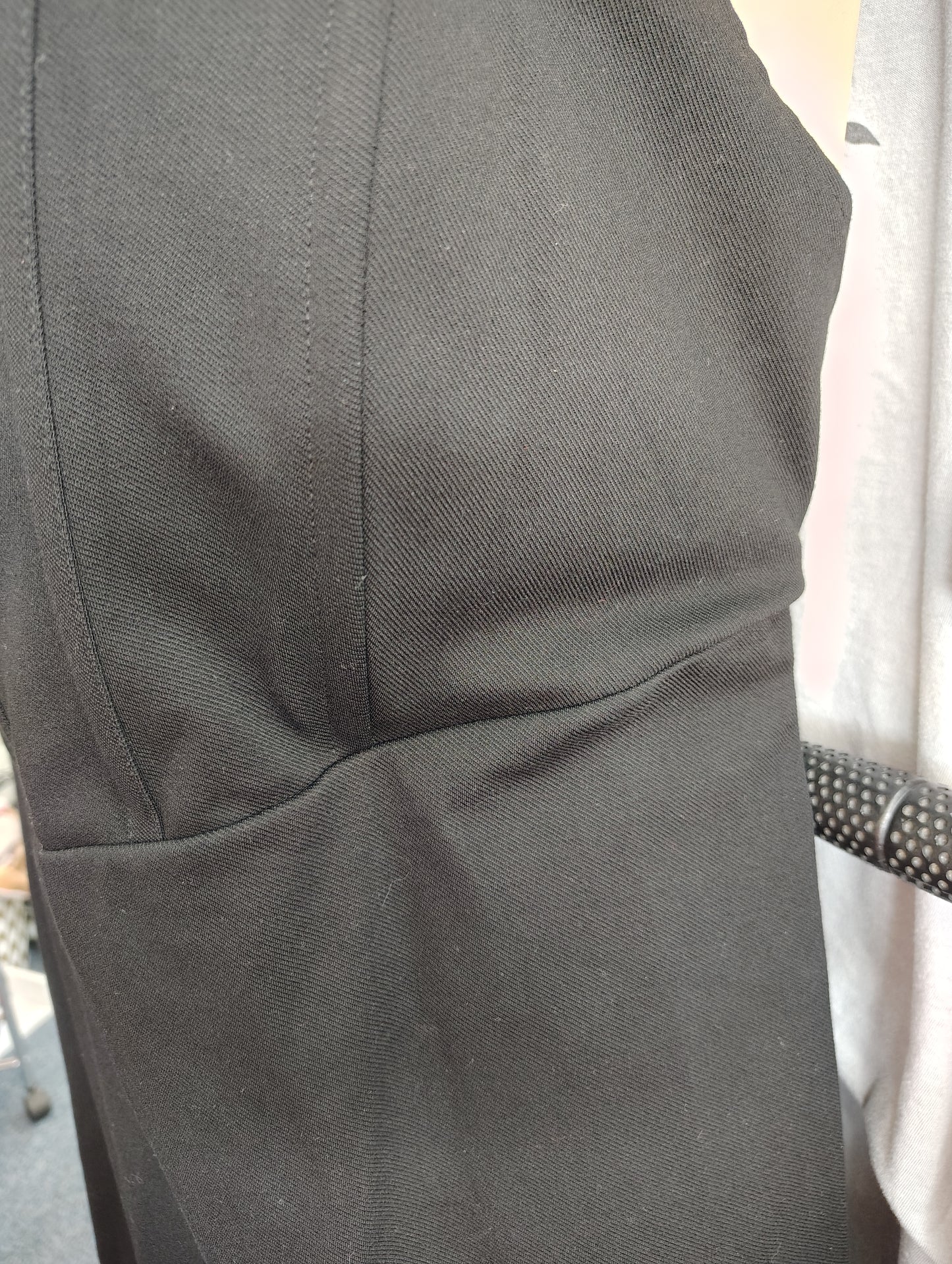 Torrid black stretchy sheath dress with lace size 28 4x