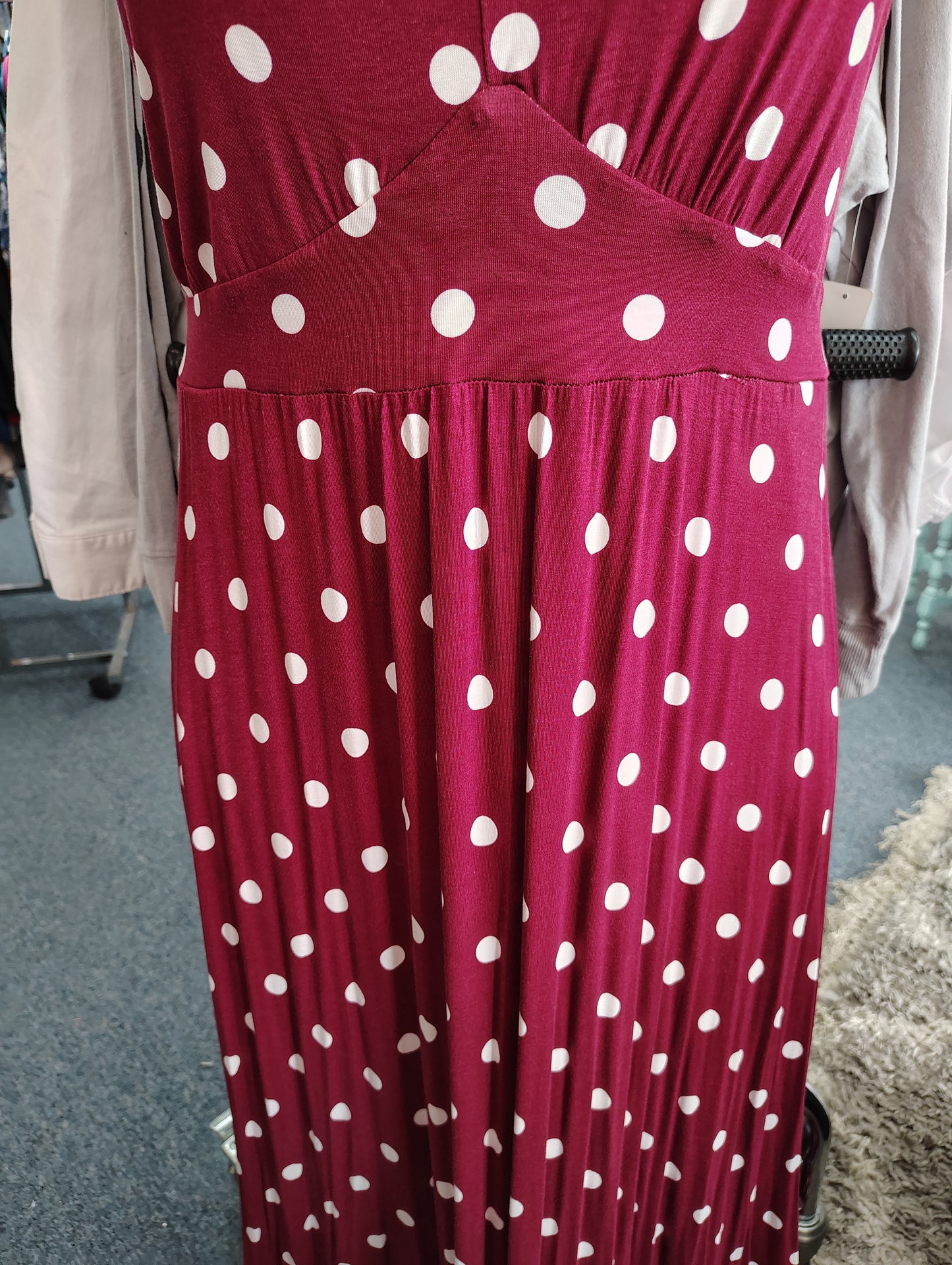 Torrid NWT red polka dot maxi dress size 4x