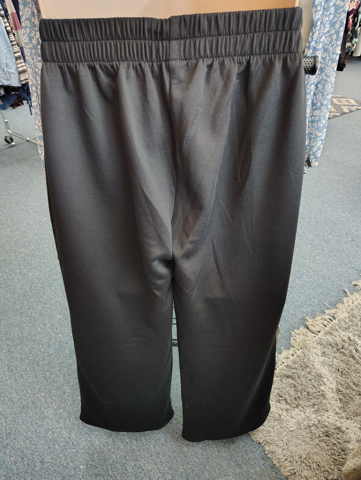 Dear Scarlett black wide leg soft lounge pants size 1x