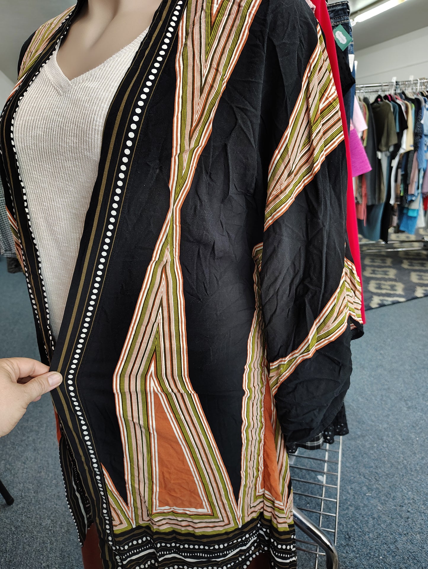 Longer kimono size xl-1x