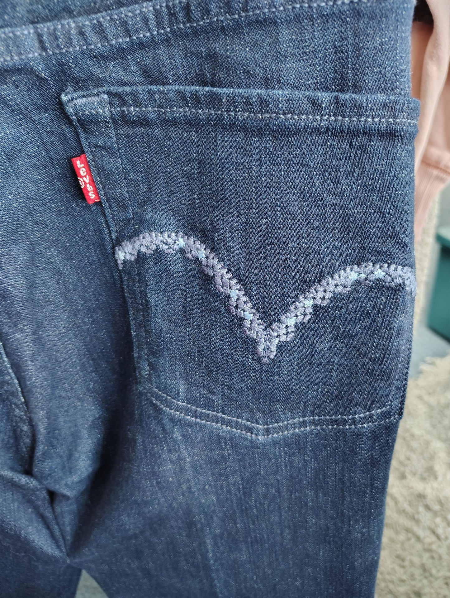 Levi jeans 505 straight leg size 16