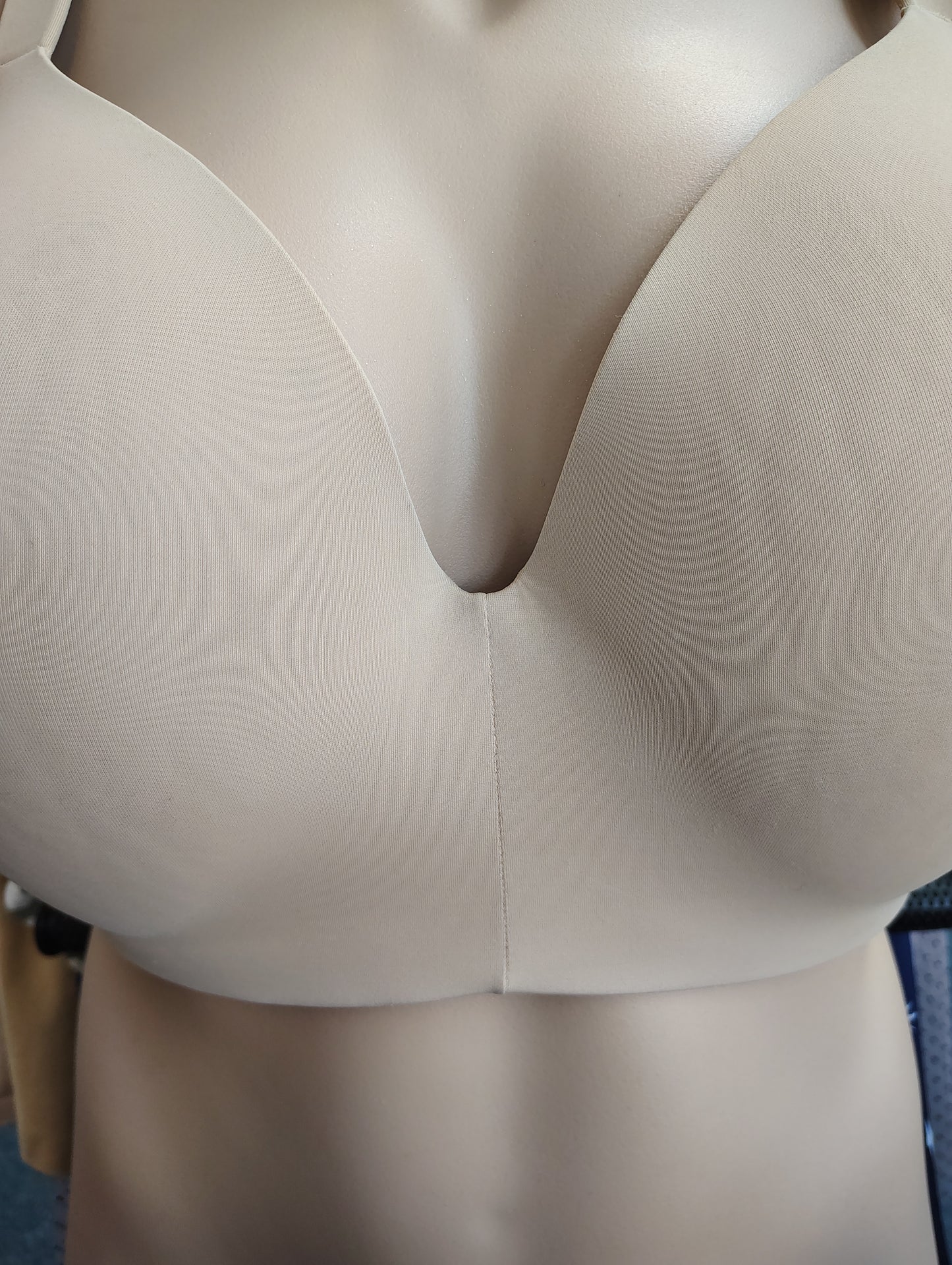 Lane Bryant Cacique t-shirt wireless nude bra size 46DDD