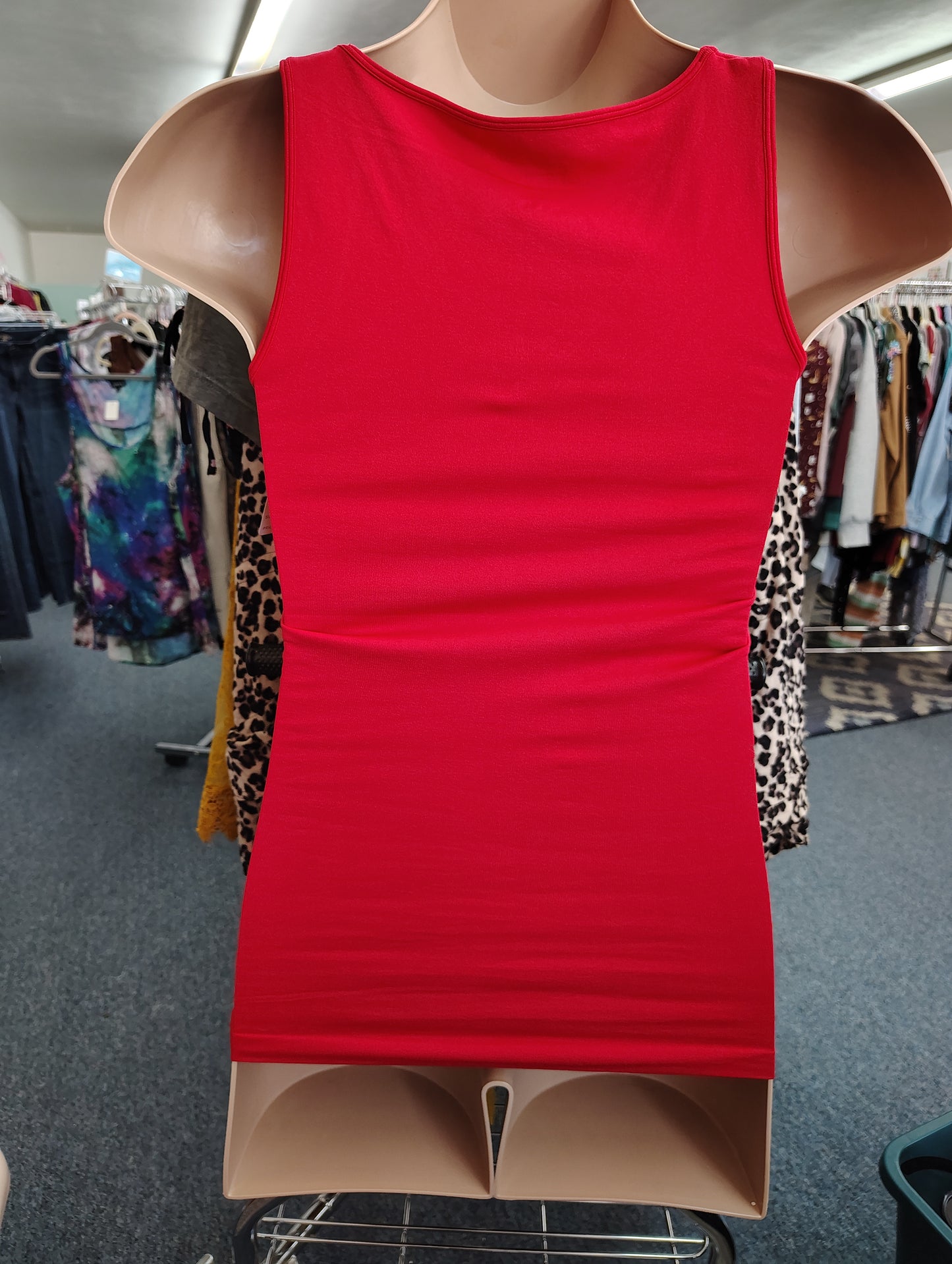 Zenana Outfitters red seamless tank top size 1x/2x new