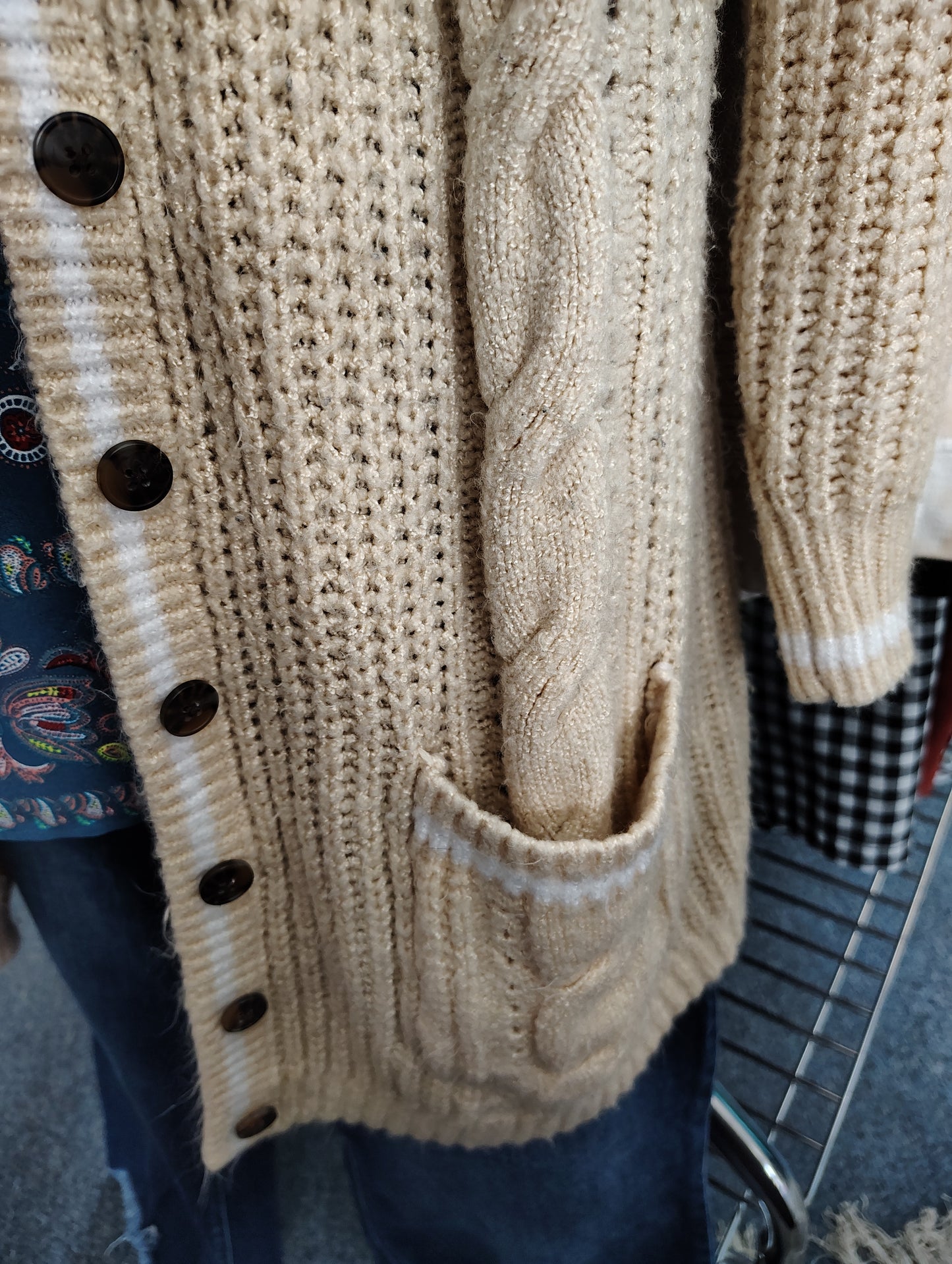 Torrid beige heavy cardigan size 3x
