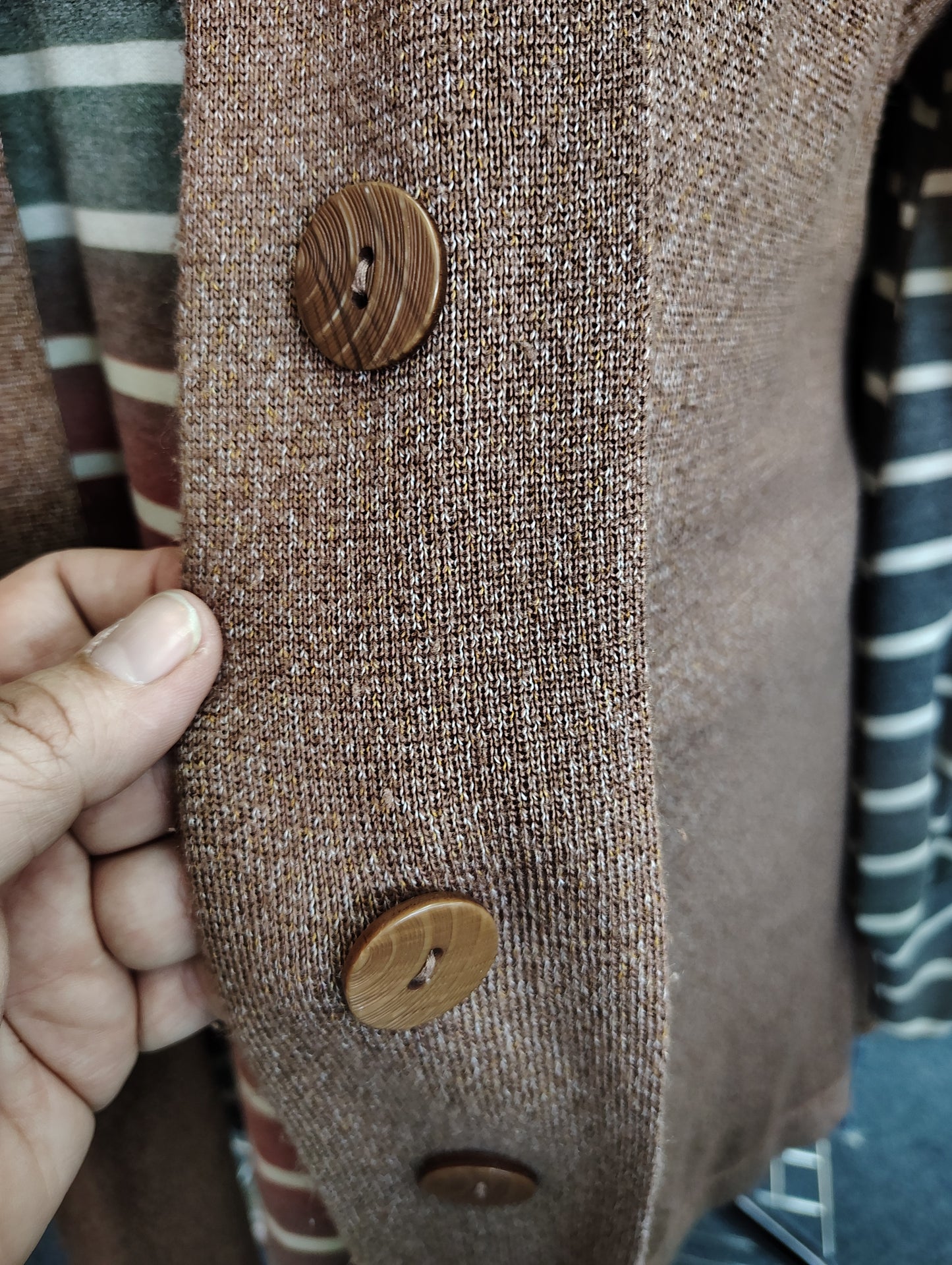 CJ Banks brown knit sweater vest size 3x