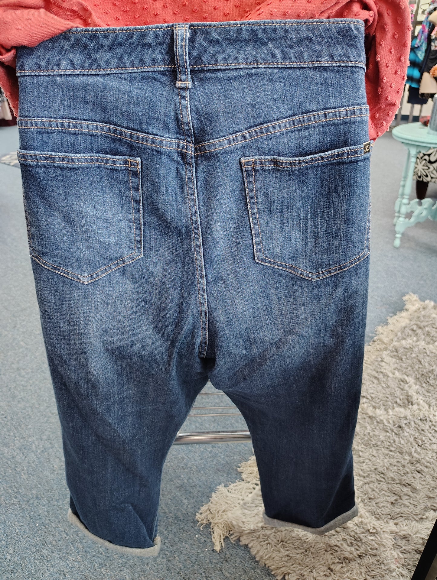 Jennifer Lopez distressed capri jeans size 22W