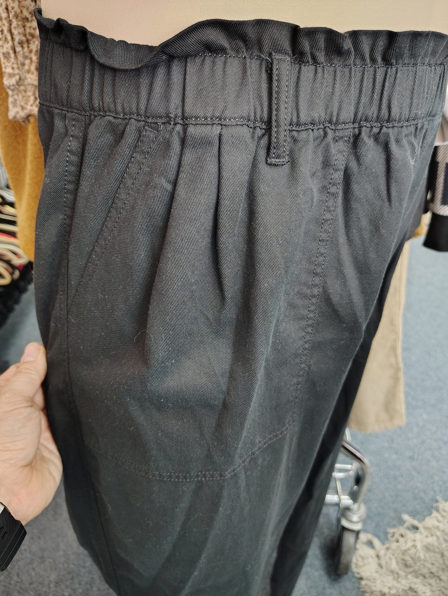 Sonoma NWT black tapered crop chino pants size xxl