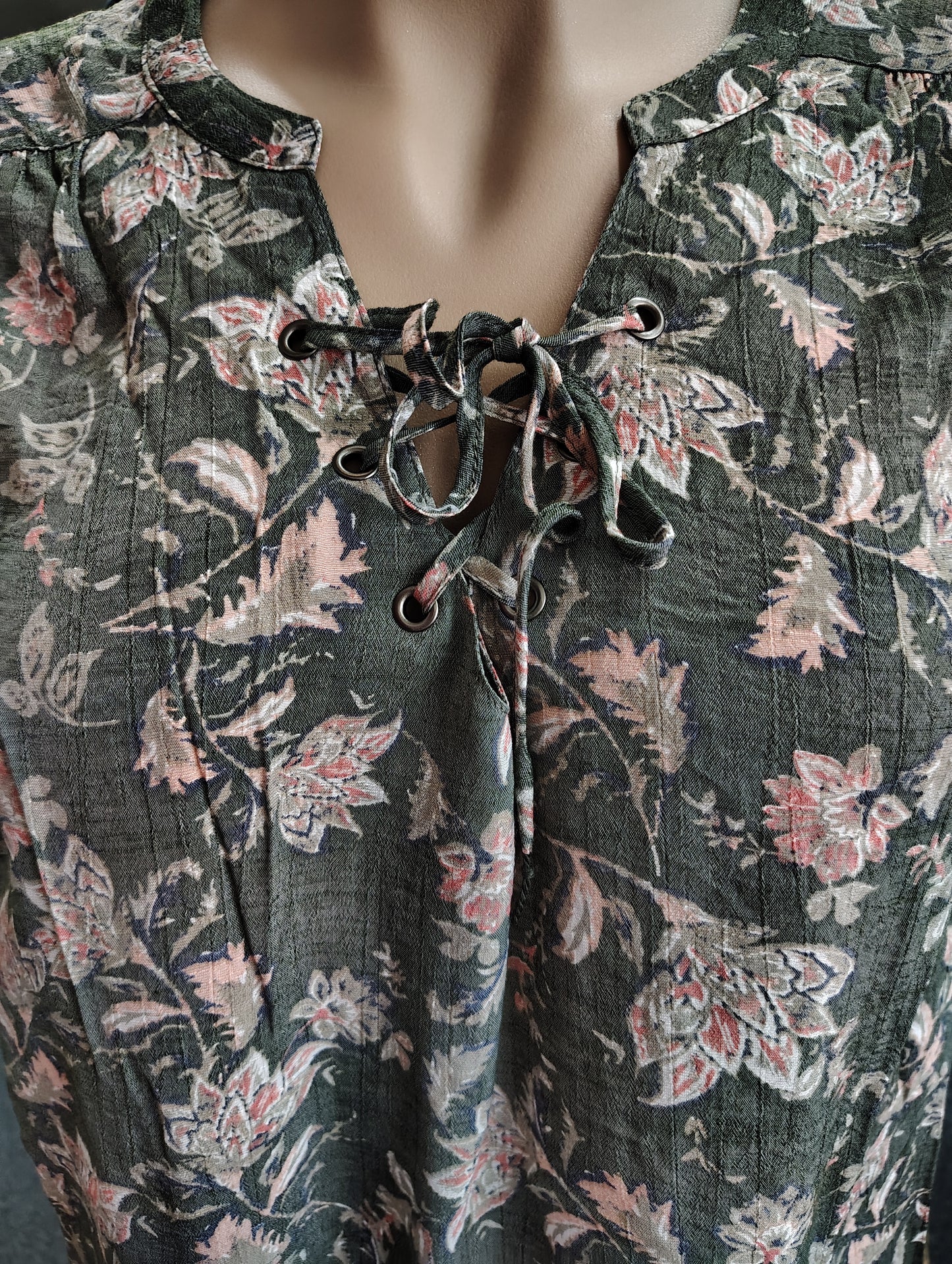 St John's Bay floral boho top size 2x