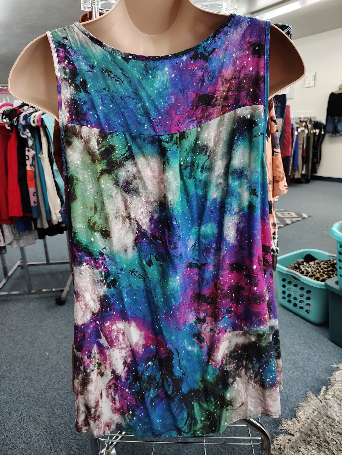 Torrid galaxy multicolor tank top size 4x