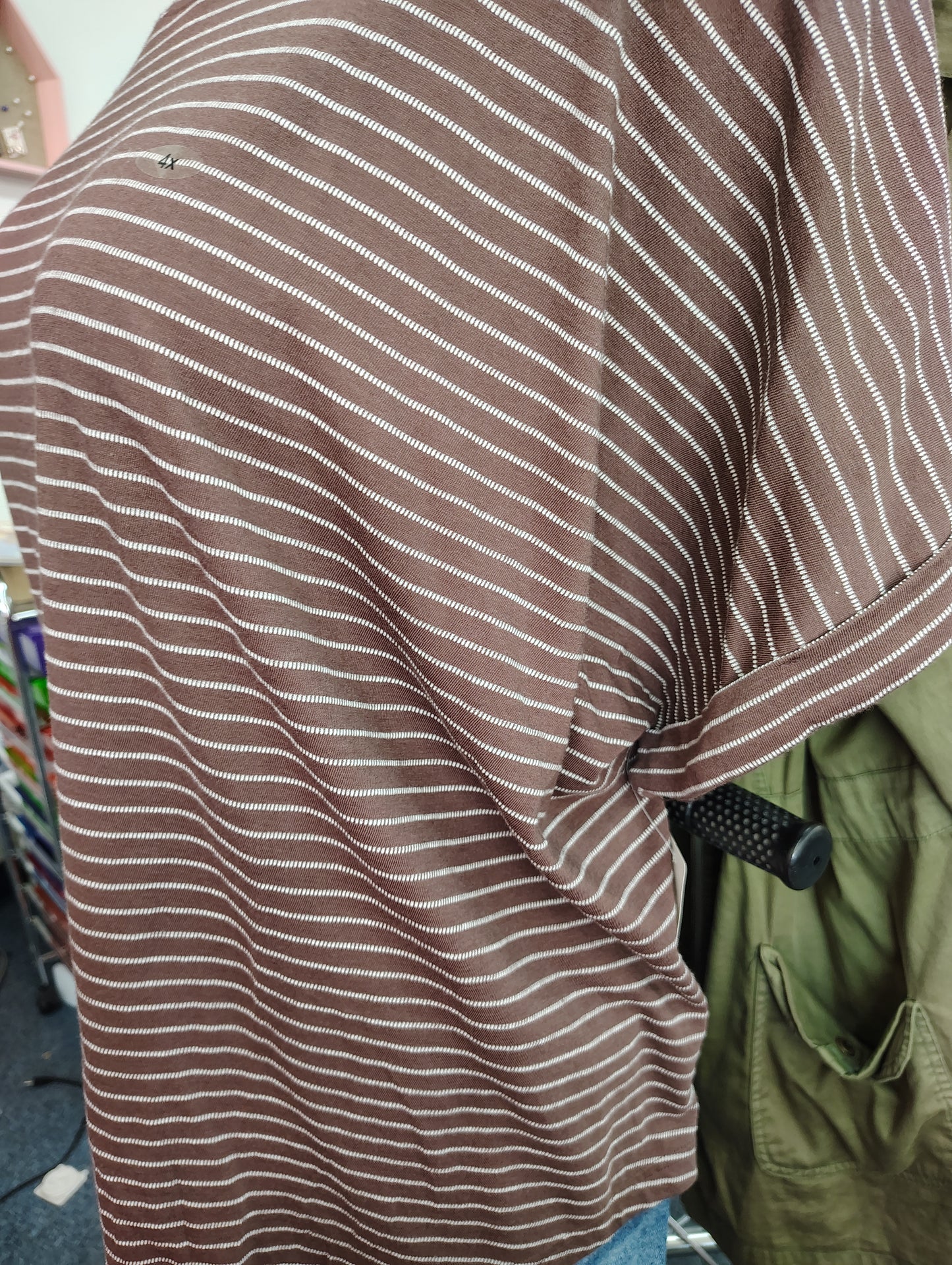 Maurices NWT striped top size 4x