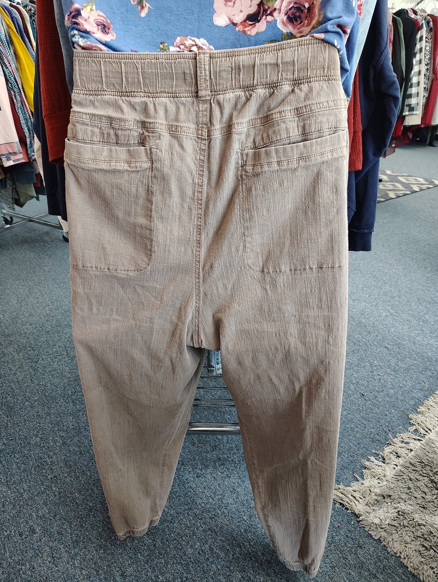 Sonoma brown chino tapered pants size 24w