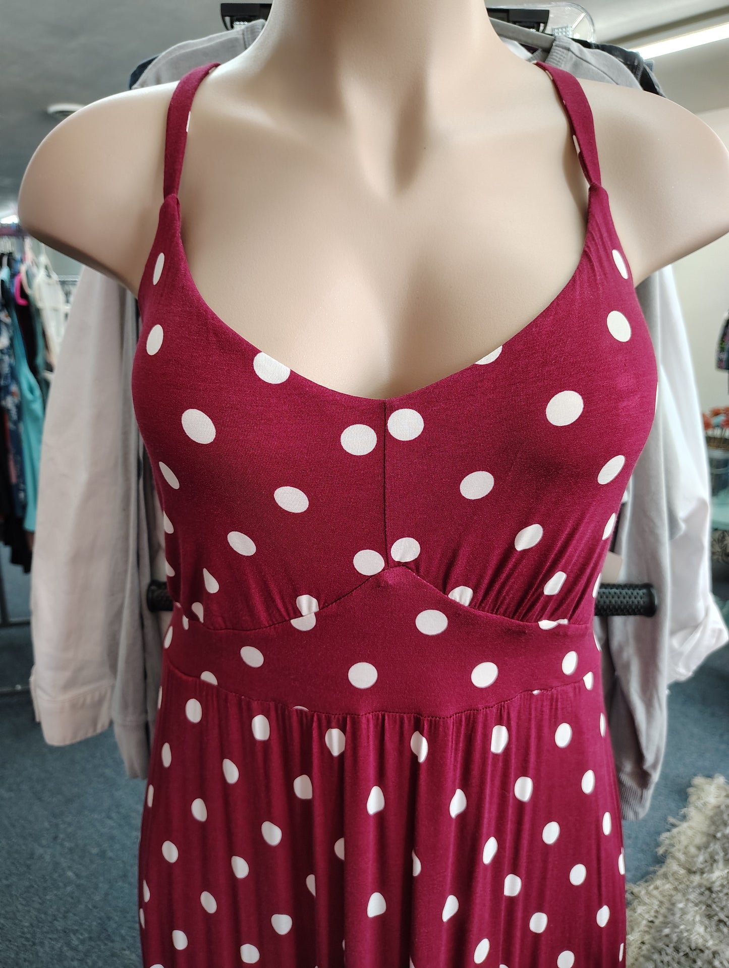 Torrid NWT red polka dot maxi dress size 4x