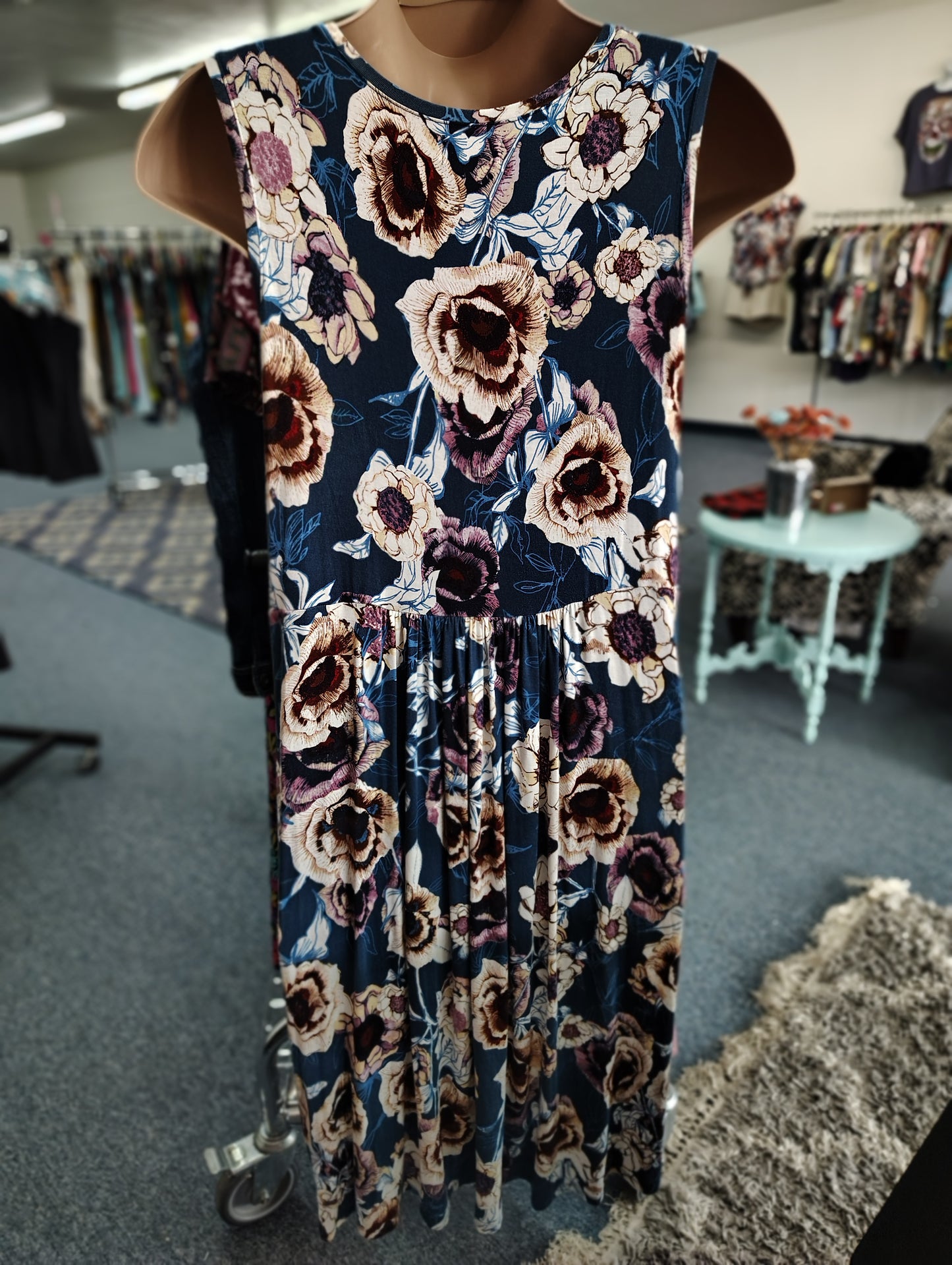 Maurices 24/7 NWT floral knit dress size 2x