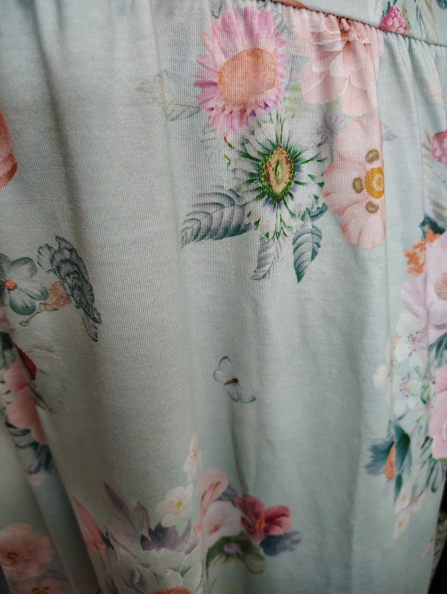 Amazon brand mint floral stretchy dress size 3x