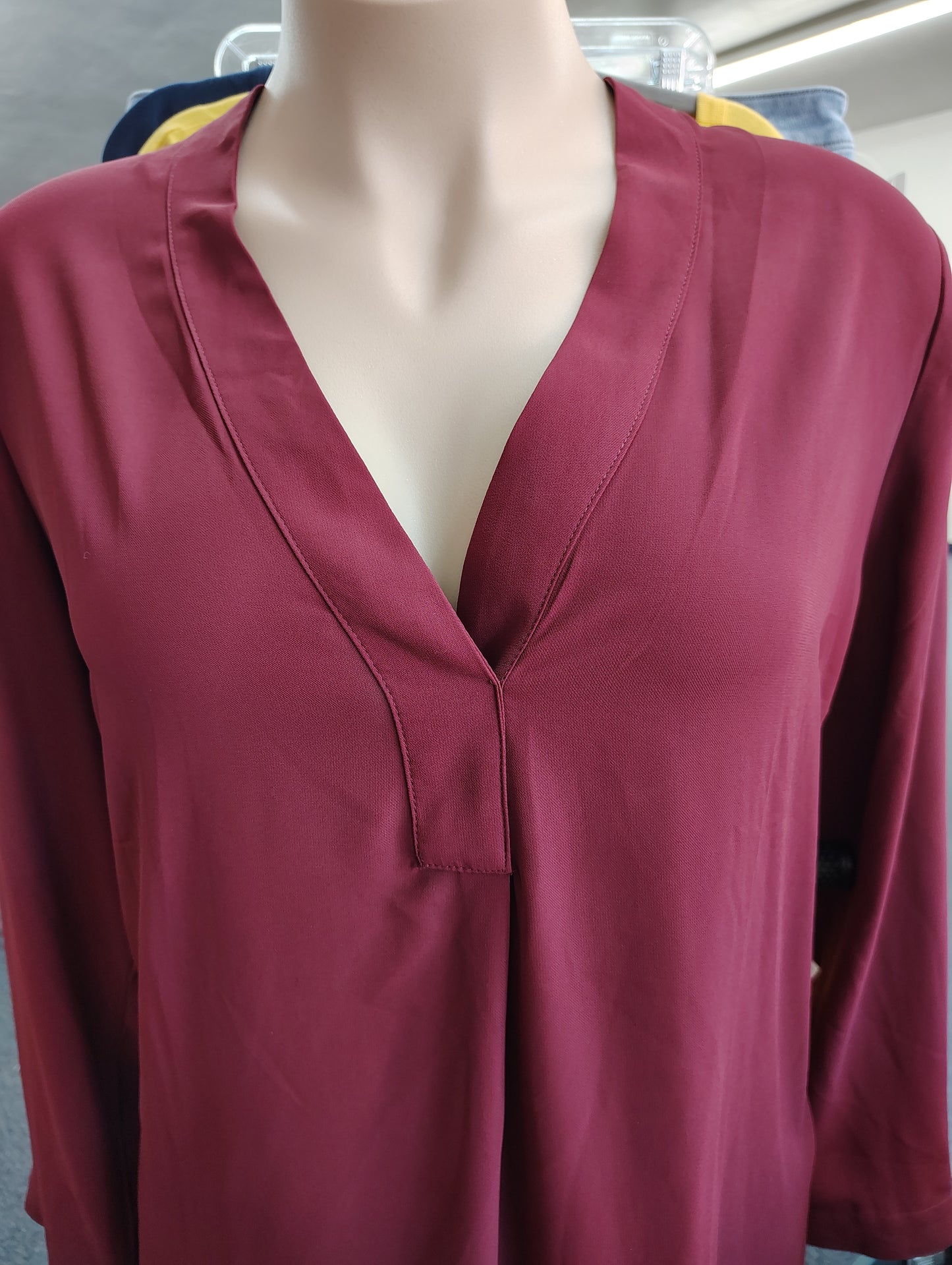 Eloquii red slinky dress blouse size 22 3x