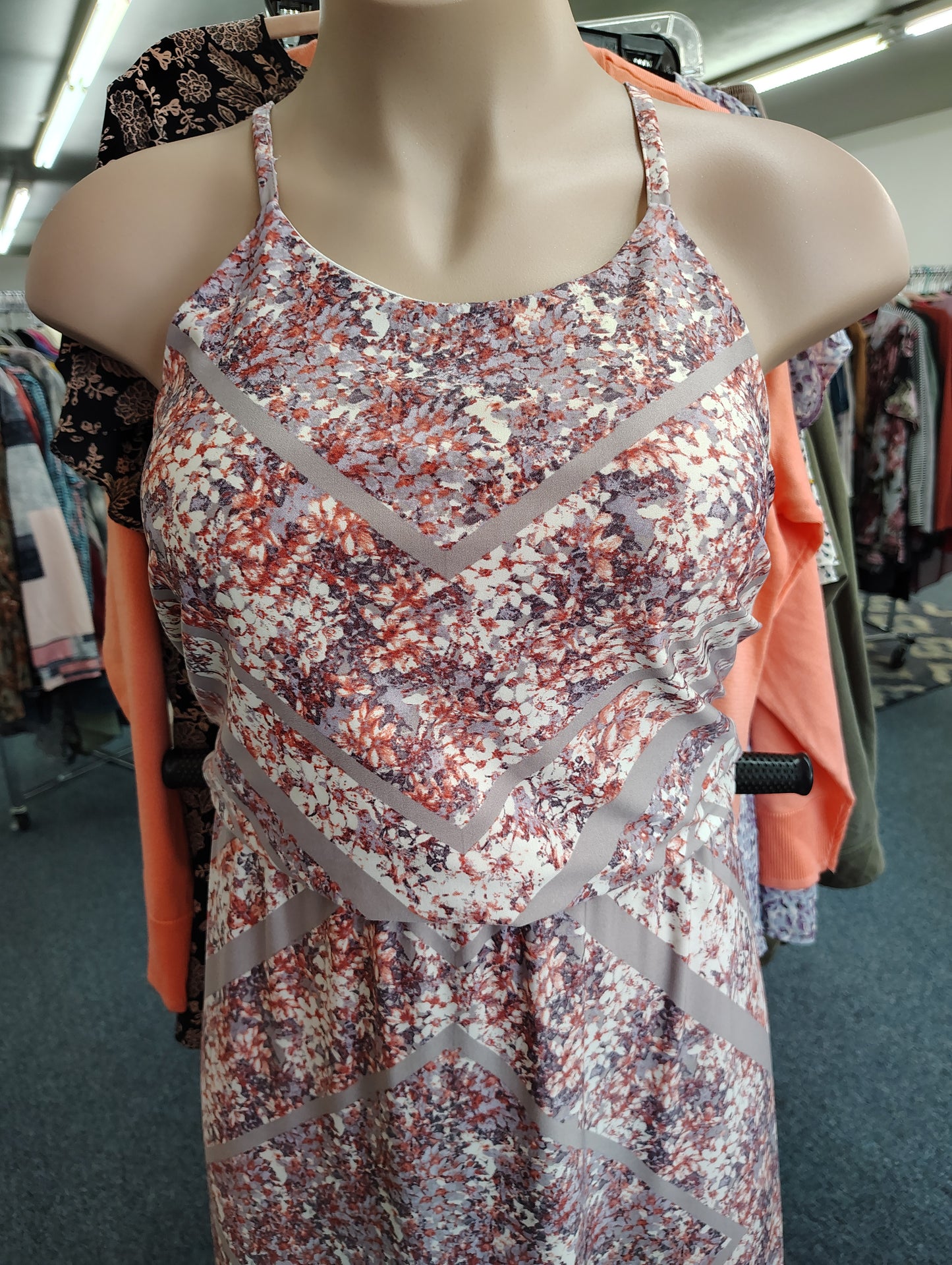 Maurices floral knit maxi dress size 3x