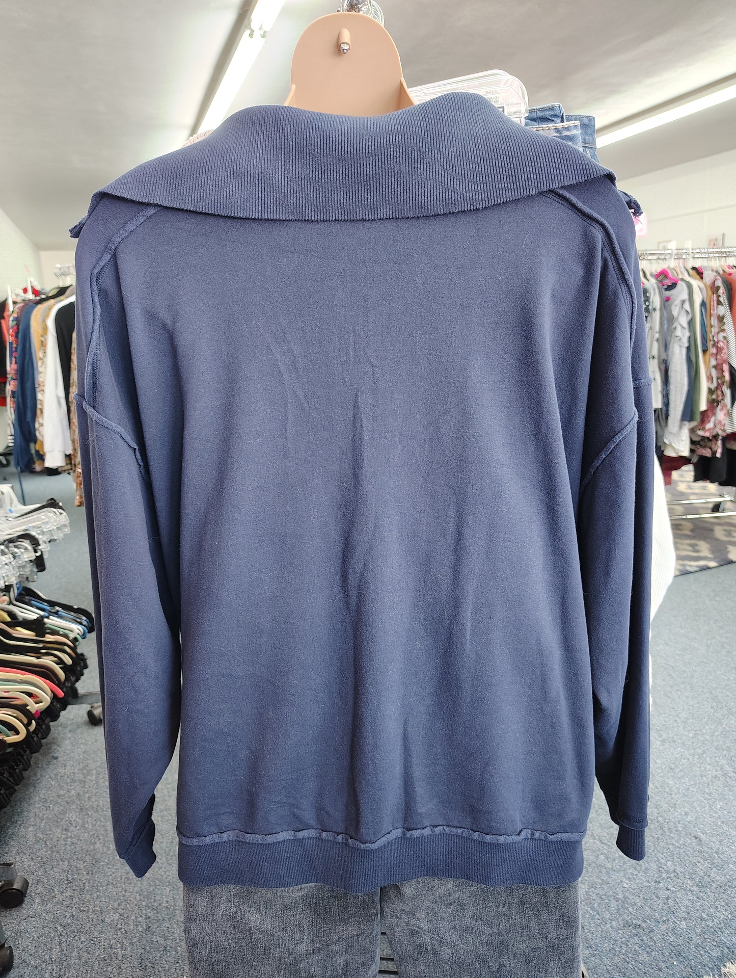 Torrid super soft fleece blue sweatshirt size 3x