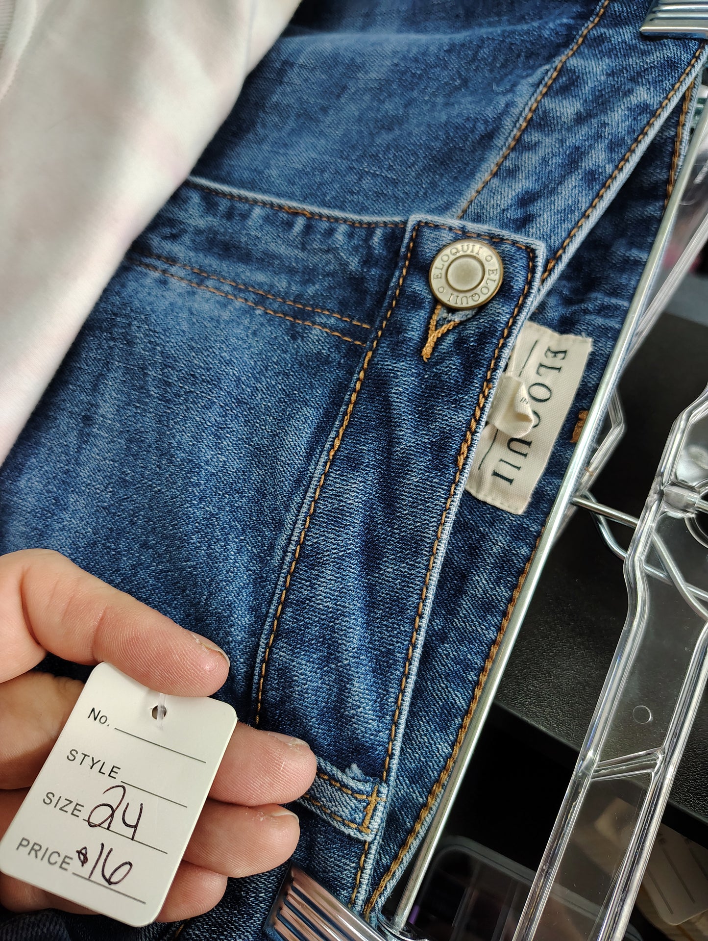 Eloquii flare jeans with slits at ankles size 24