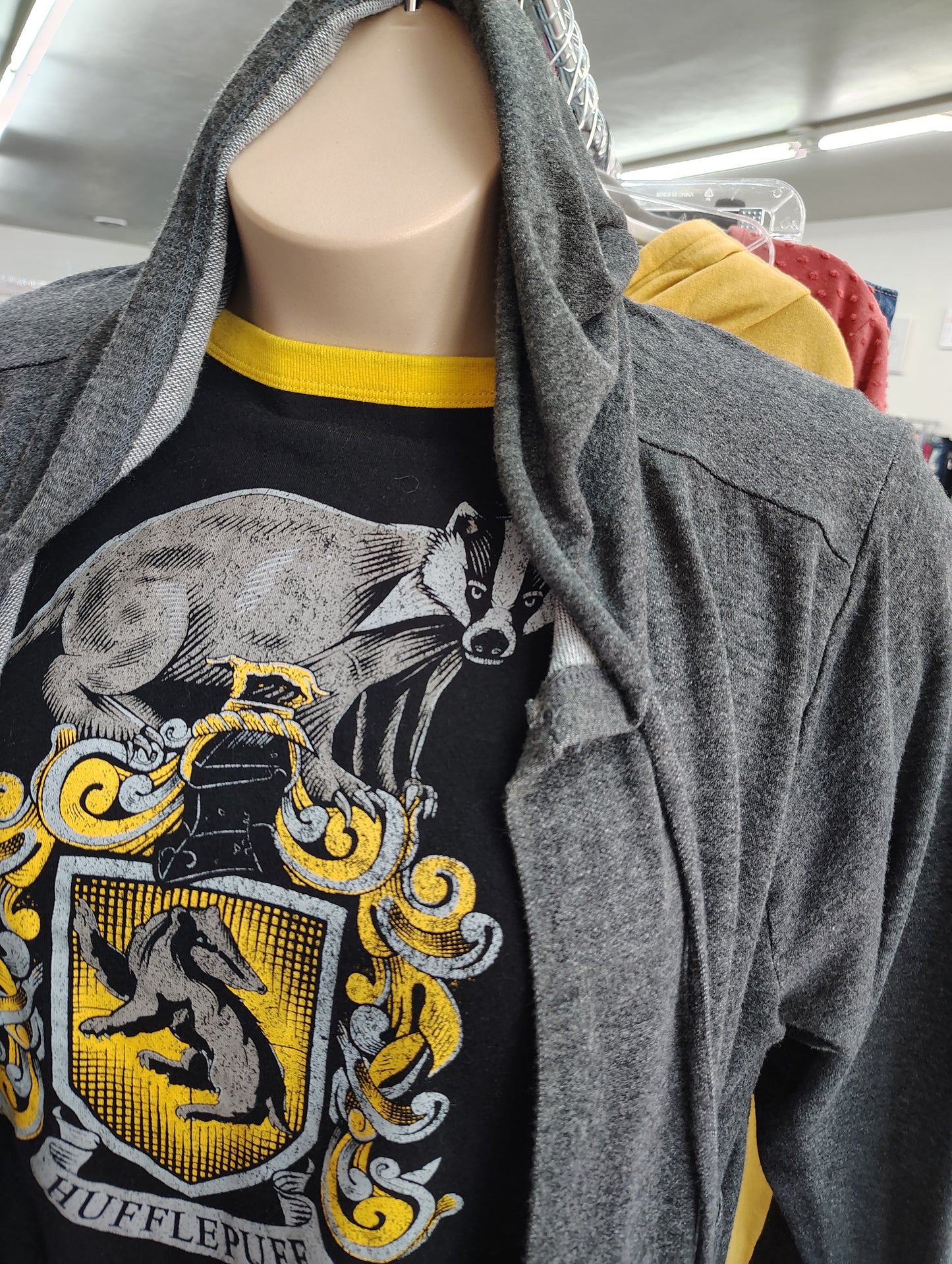 Maurices gray open front hoodie jacket size 2x