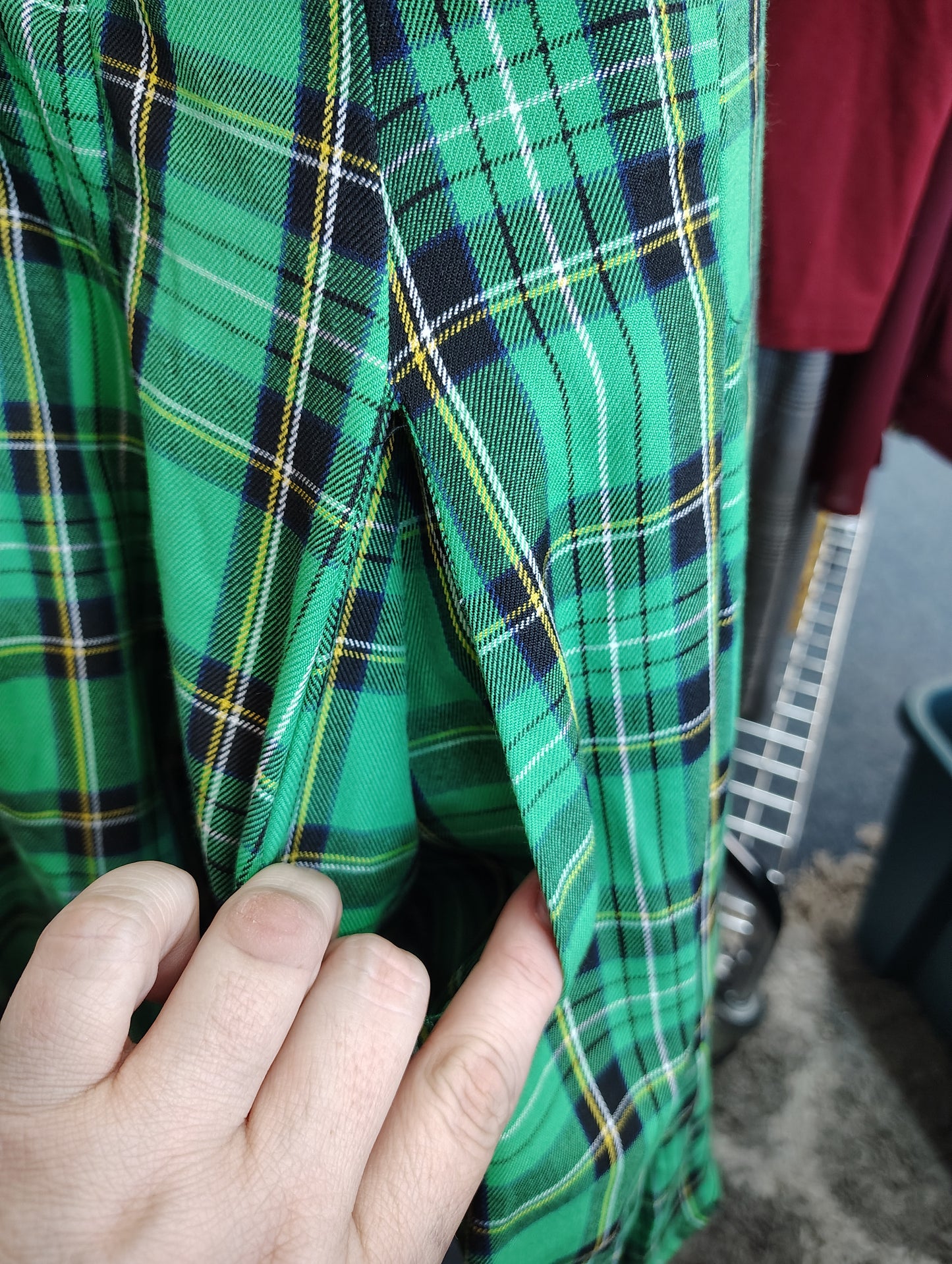Hot Topic NWT green plaid corset schoolgirl dress size 3x