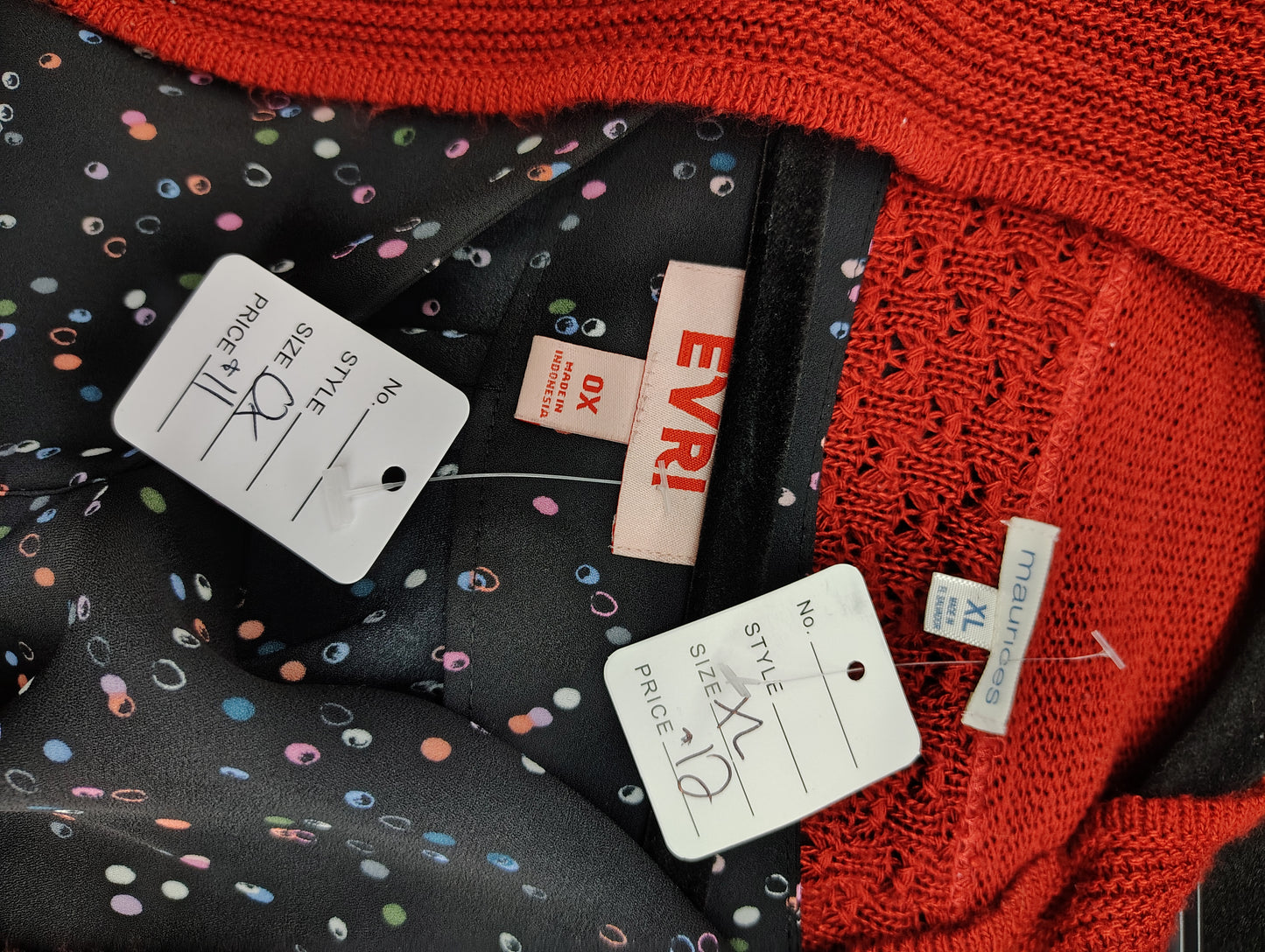 Maurices rust colored crop sweater size xl