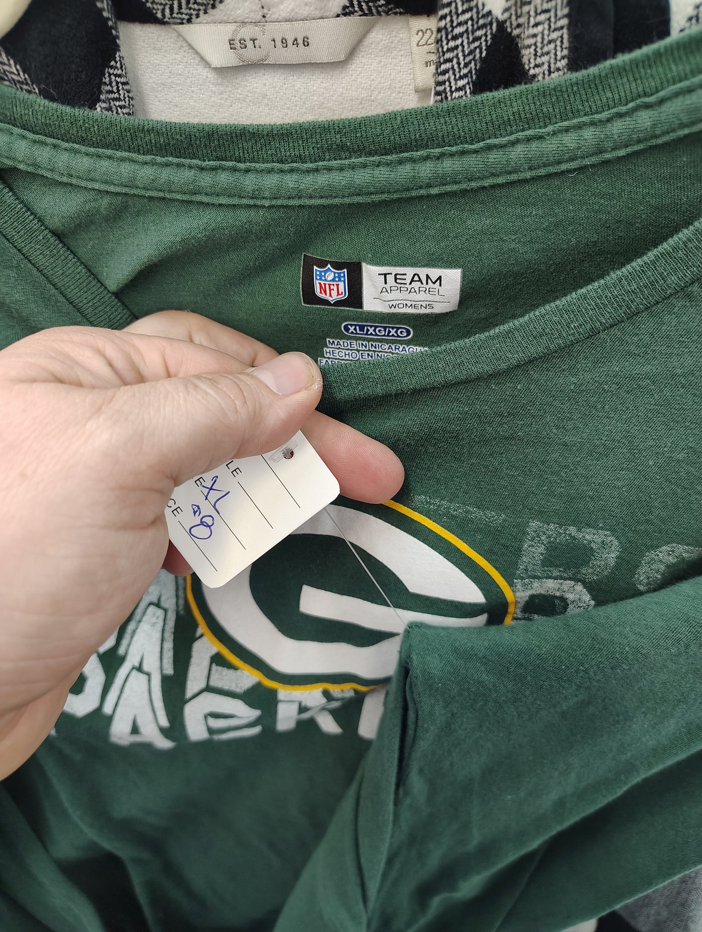 NFL Team Apparel Green Bay Packers long sleeve tee XL