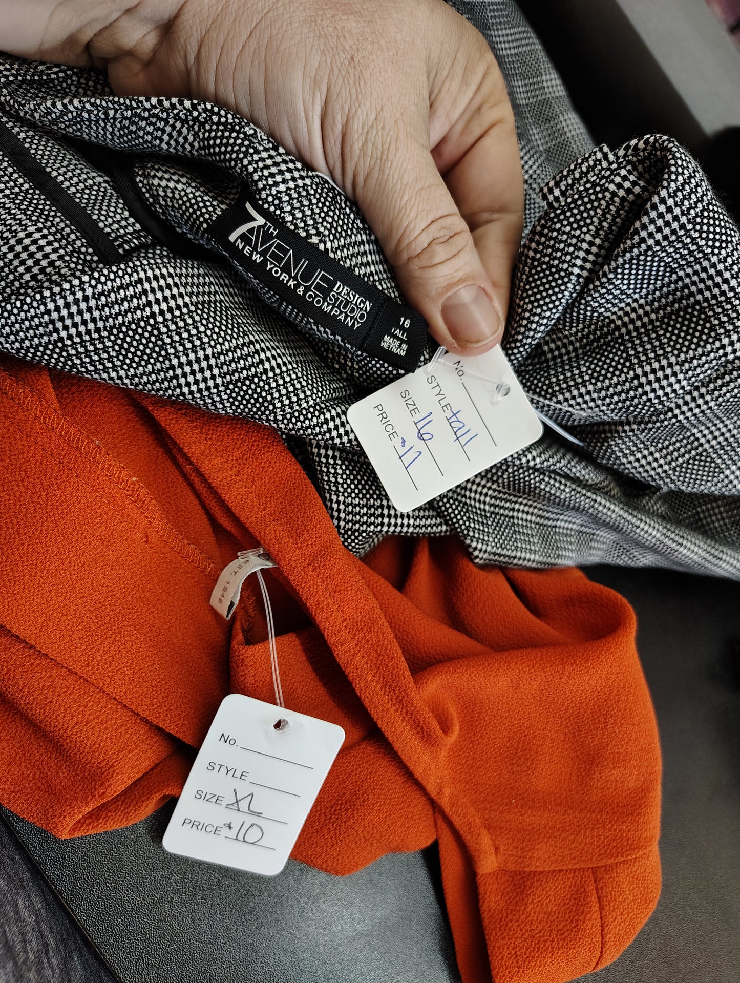 Cato orange dressy work top size xl