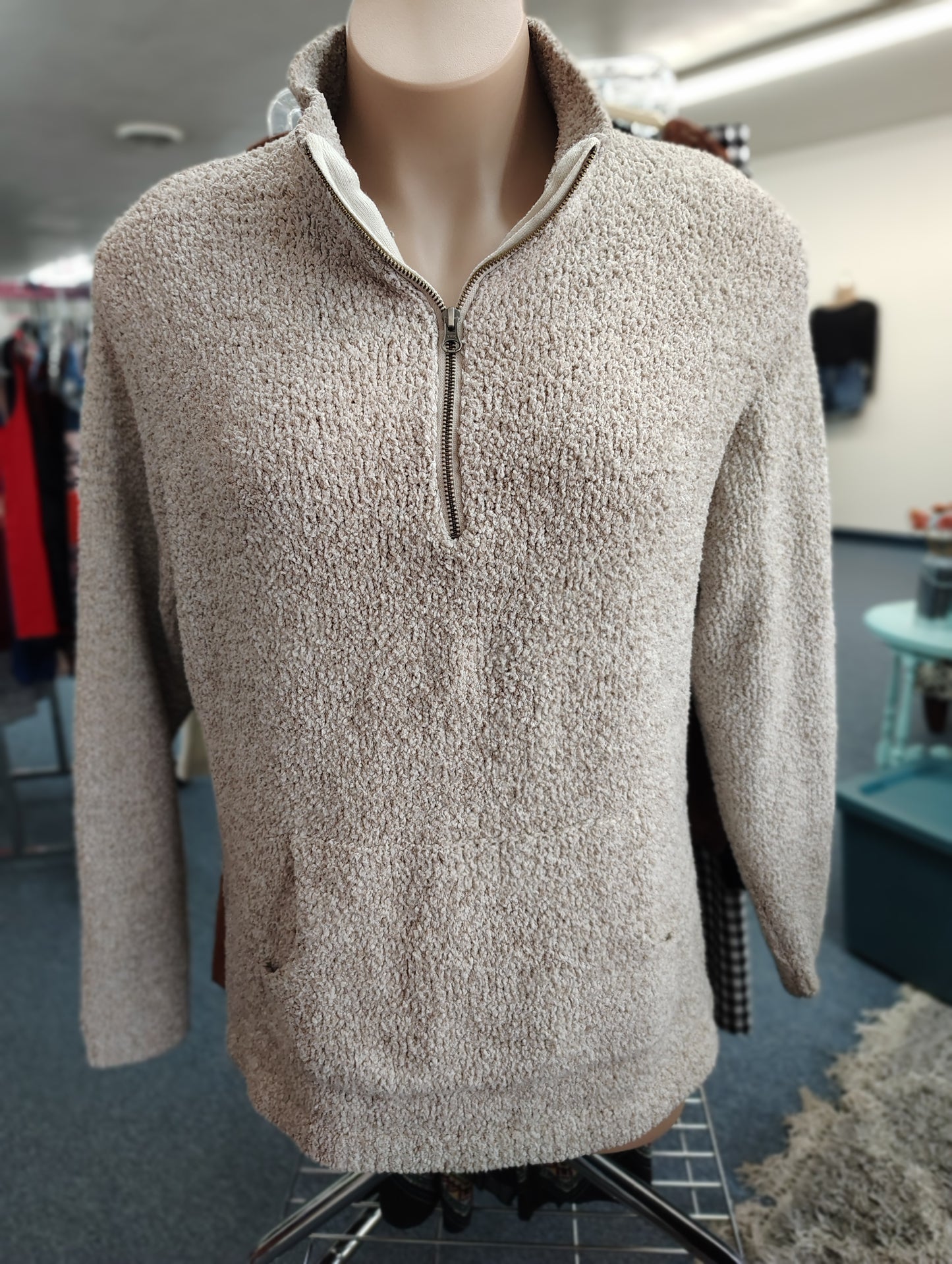 Natural Reflections sherpa half zip sweatshirt size xxl