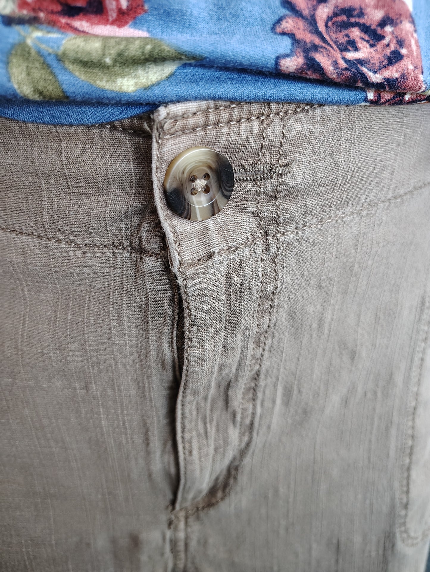 Sonoma brown chino tapered pants size 24w