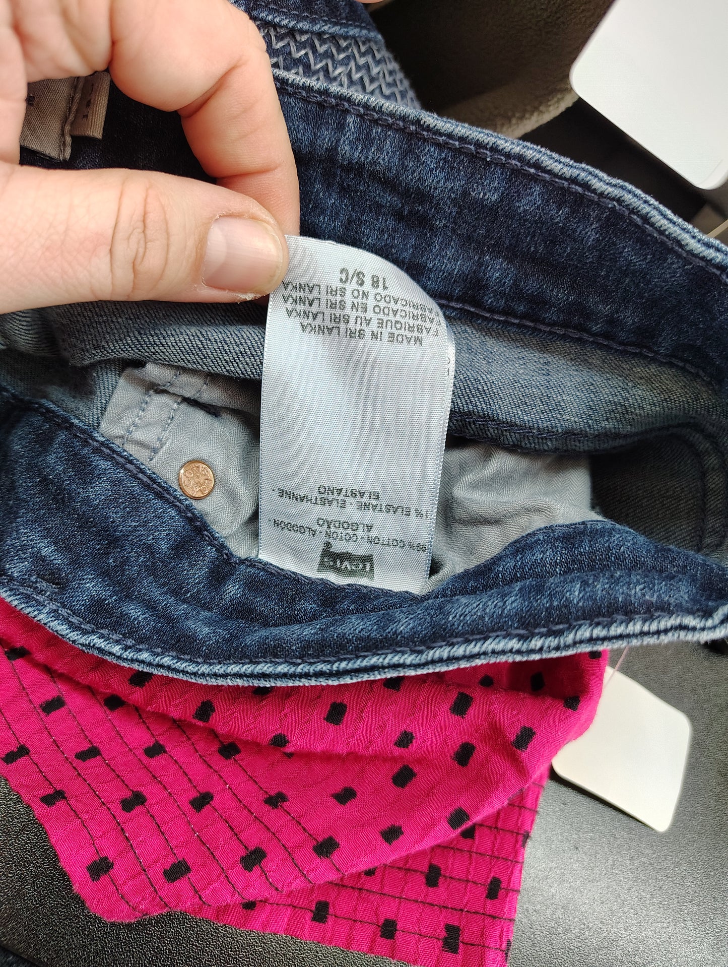 Levi's demi curve bootcut jeans 18w