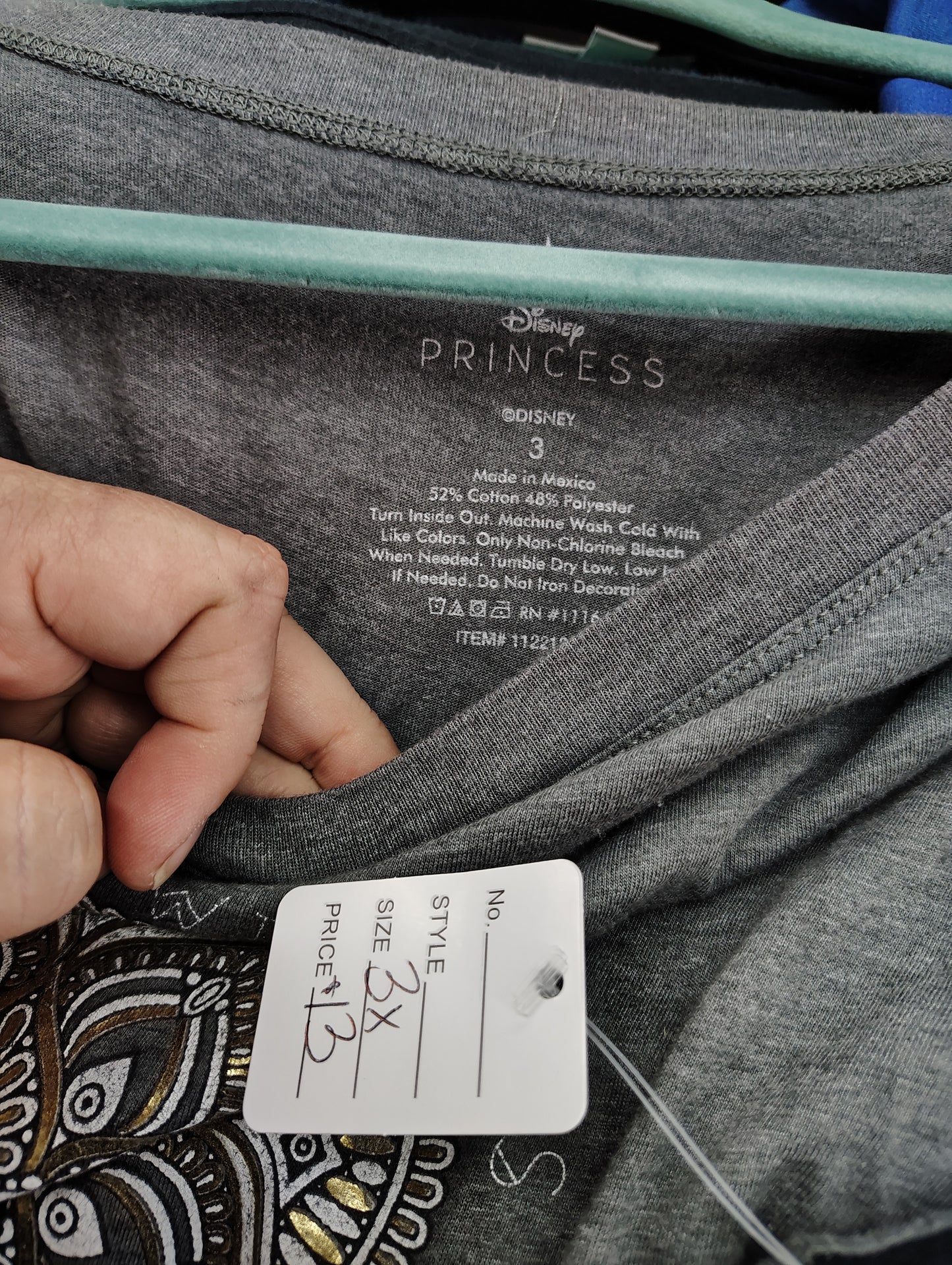 Torrid Disney Princess raglan sleeve tee Ariel Little Mermaid 3x