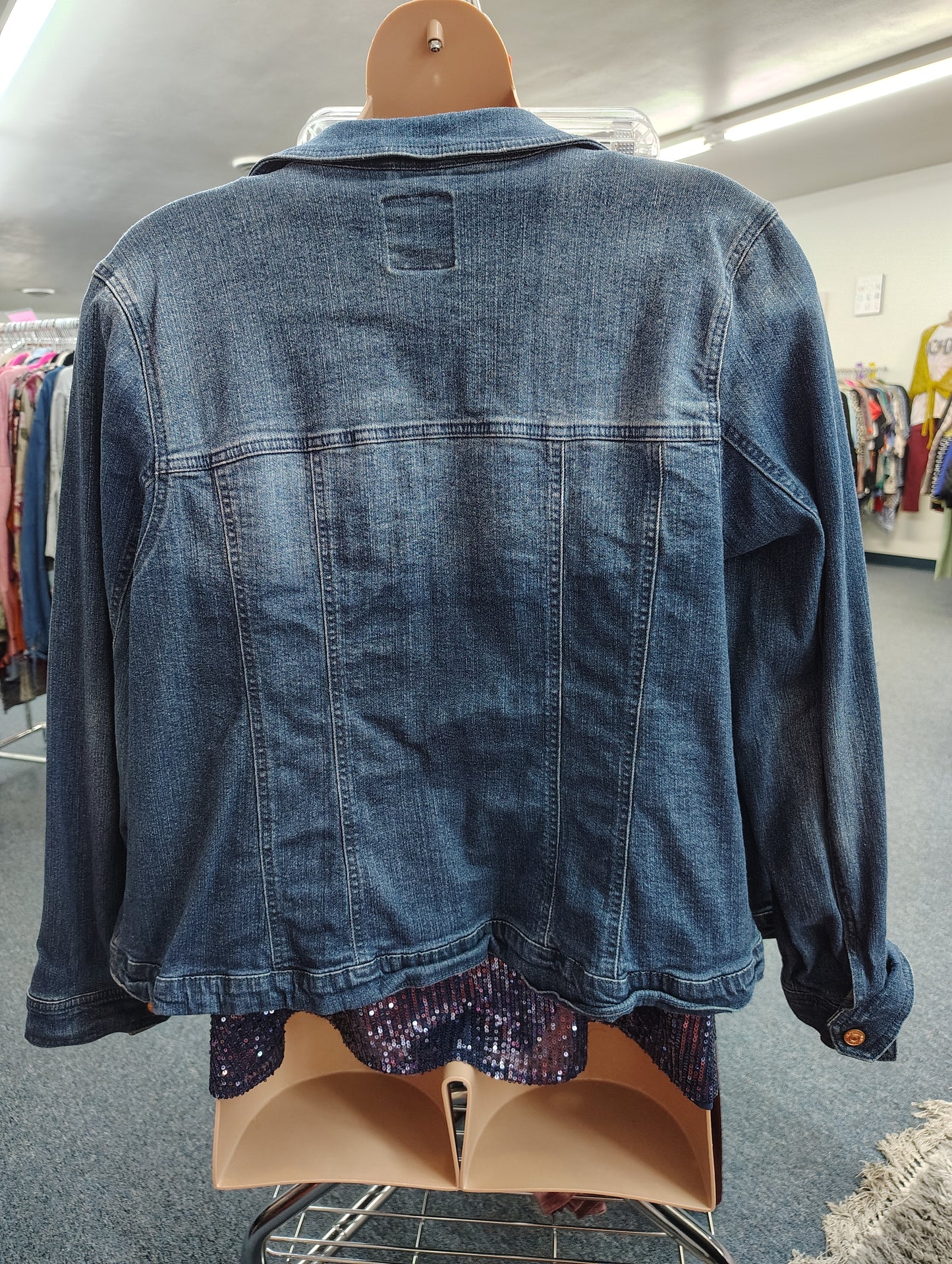 Gloria Vanderbilt stretch denim jacket size 3x