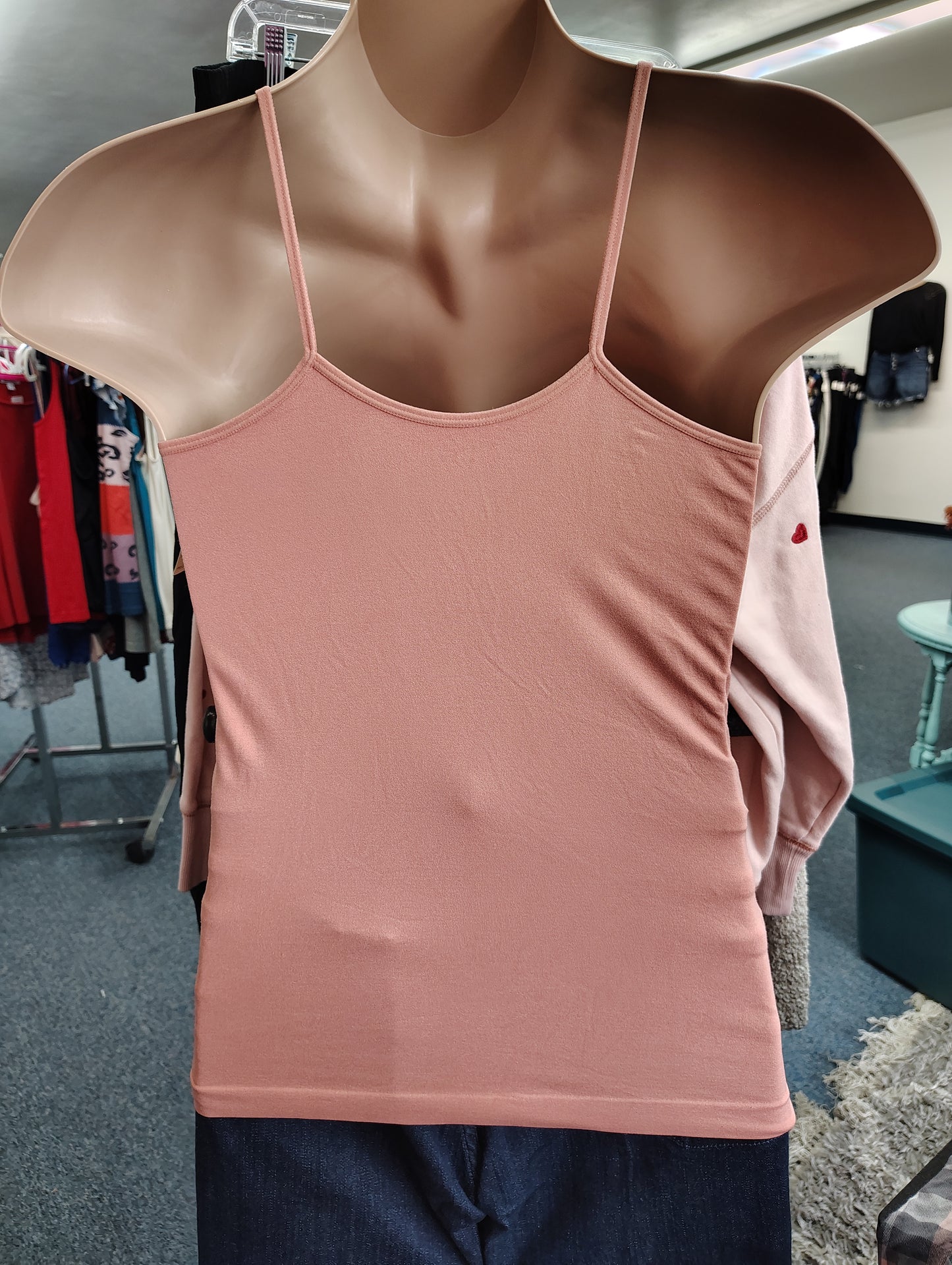 Zenana Outfitters light pink seamless tank top size 2x/3x