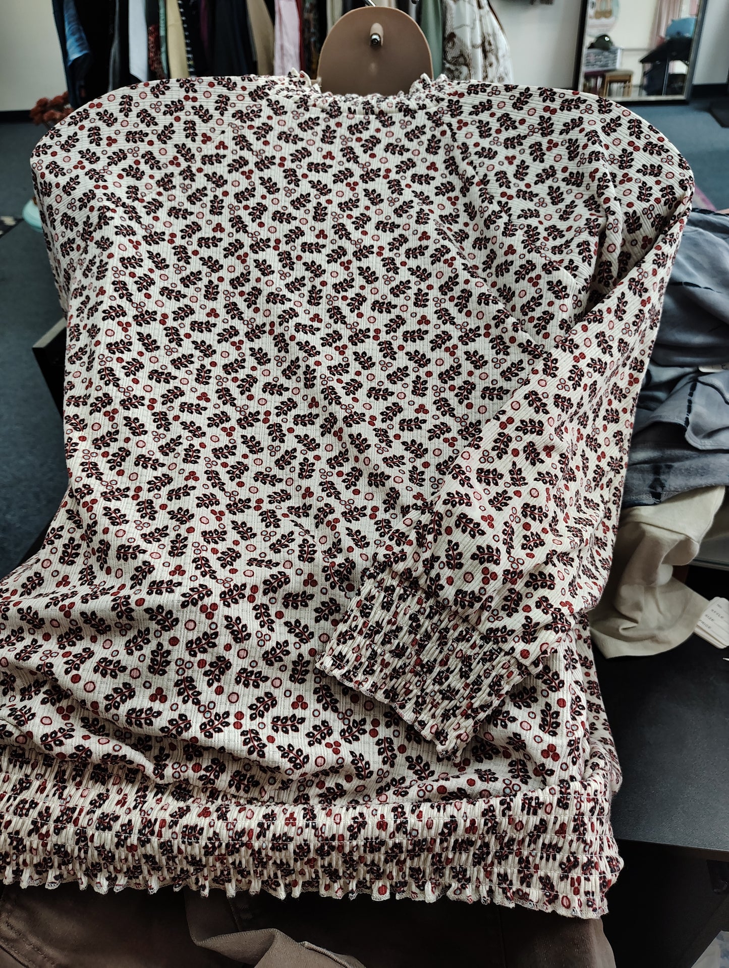 Torrid long sleeve floral top size 2x