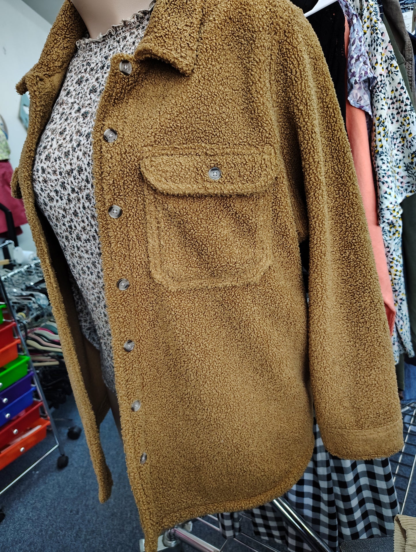 Universal Thread brown sherpa shacket size xxl