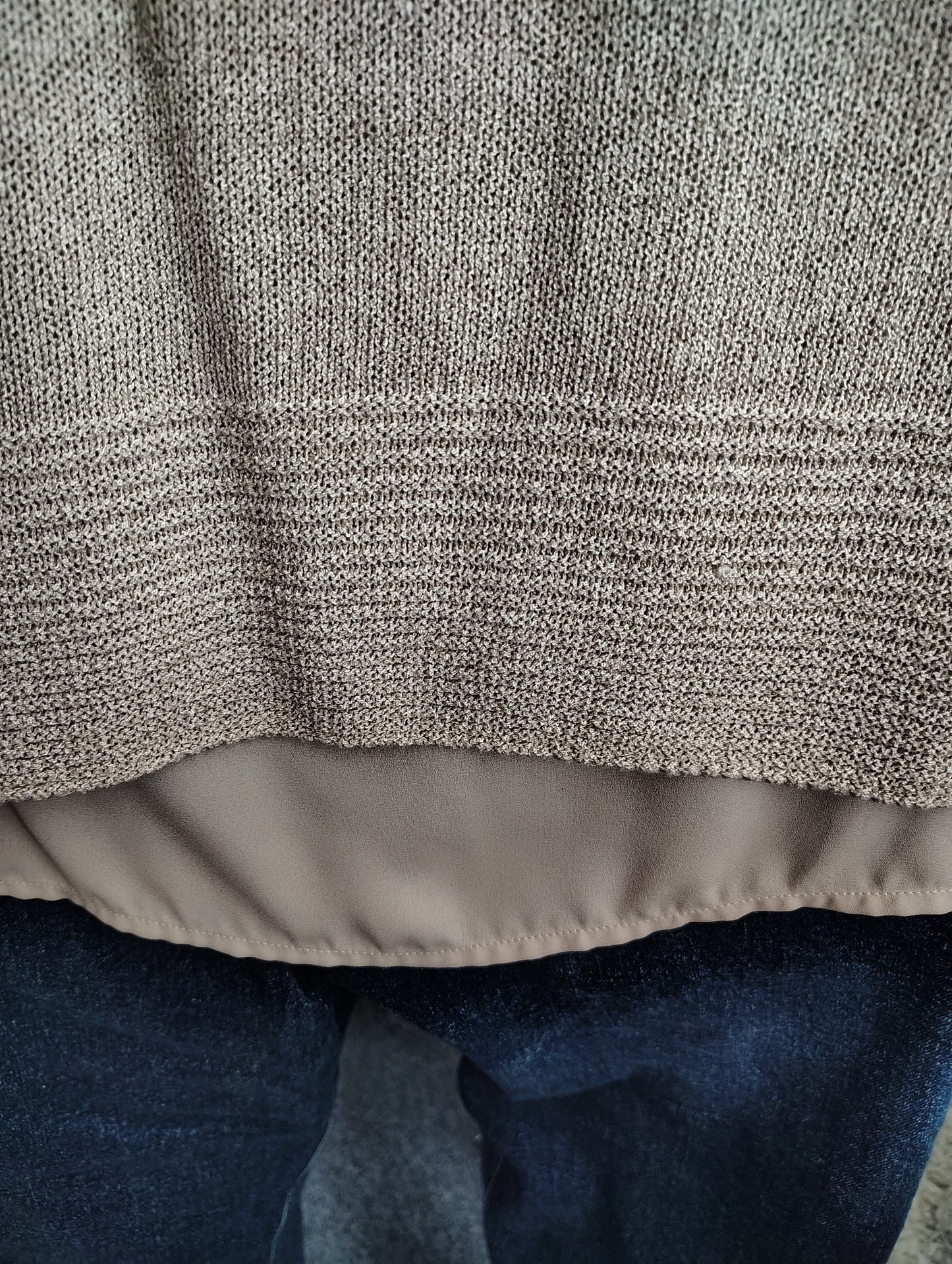Cato 2 layer knit sleeveless dress top size 3x