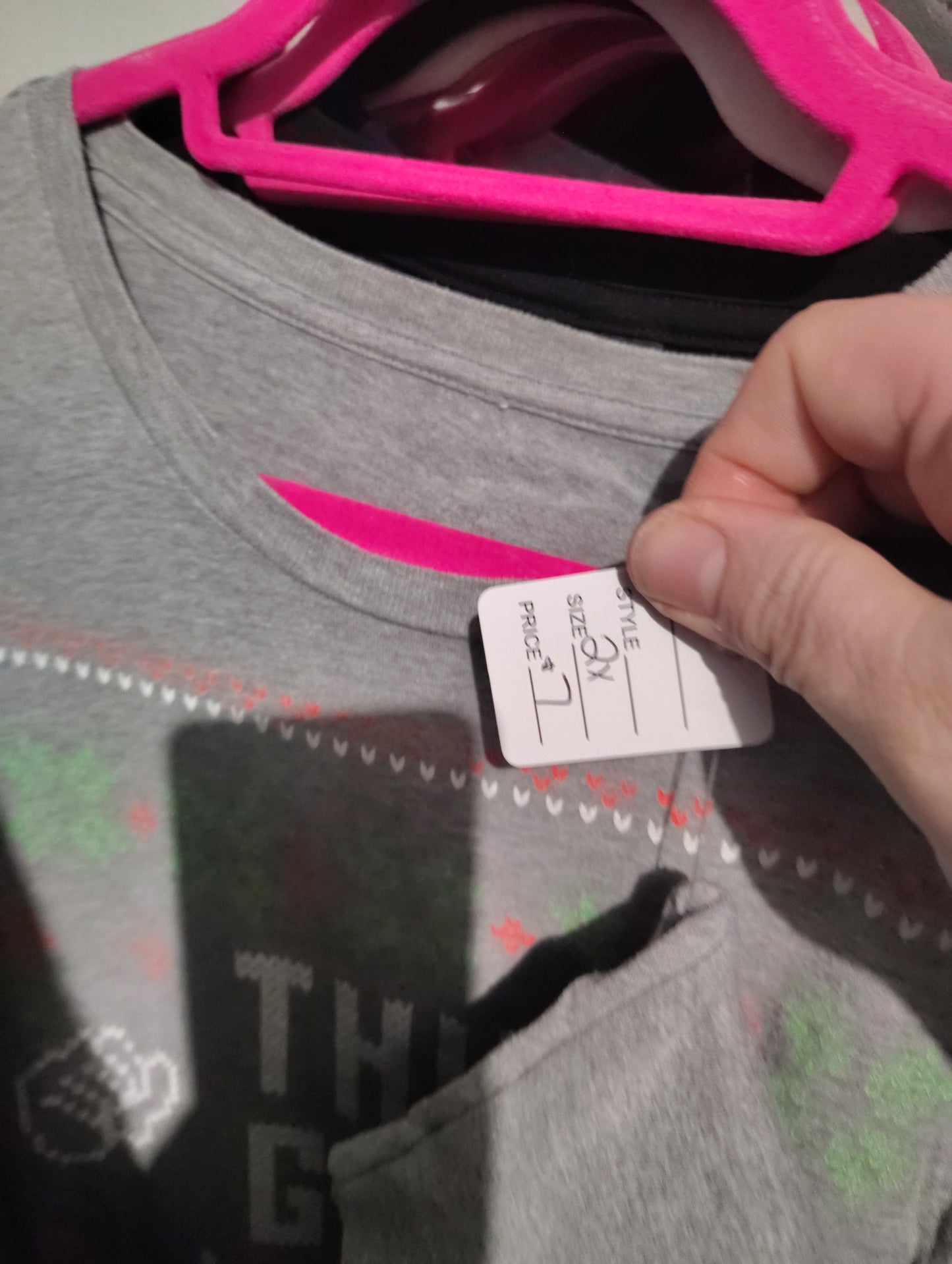 This Girl Loves Christmas gray graphic tee size 2x