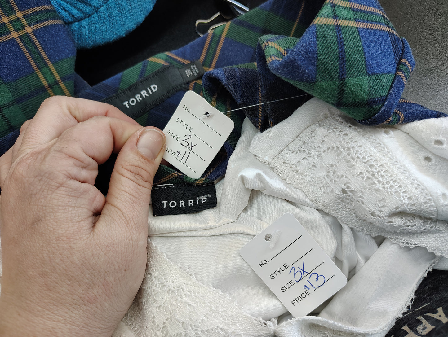 Torrid legging dress pants plaid size 3x