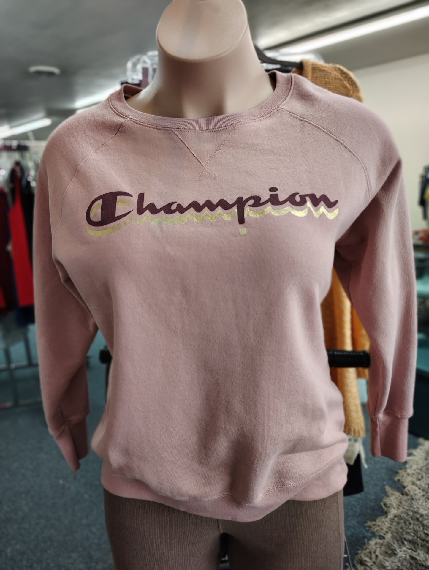 Champion light pink sweatshirt size 1x