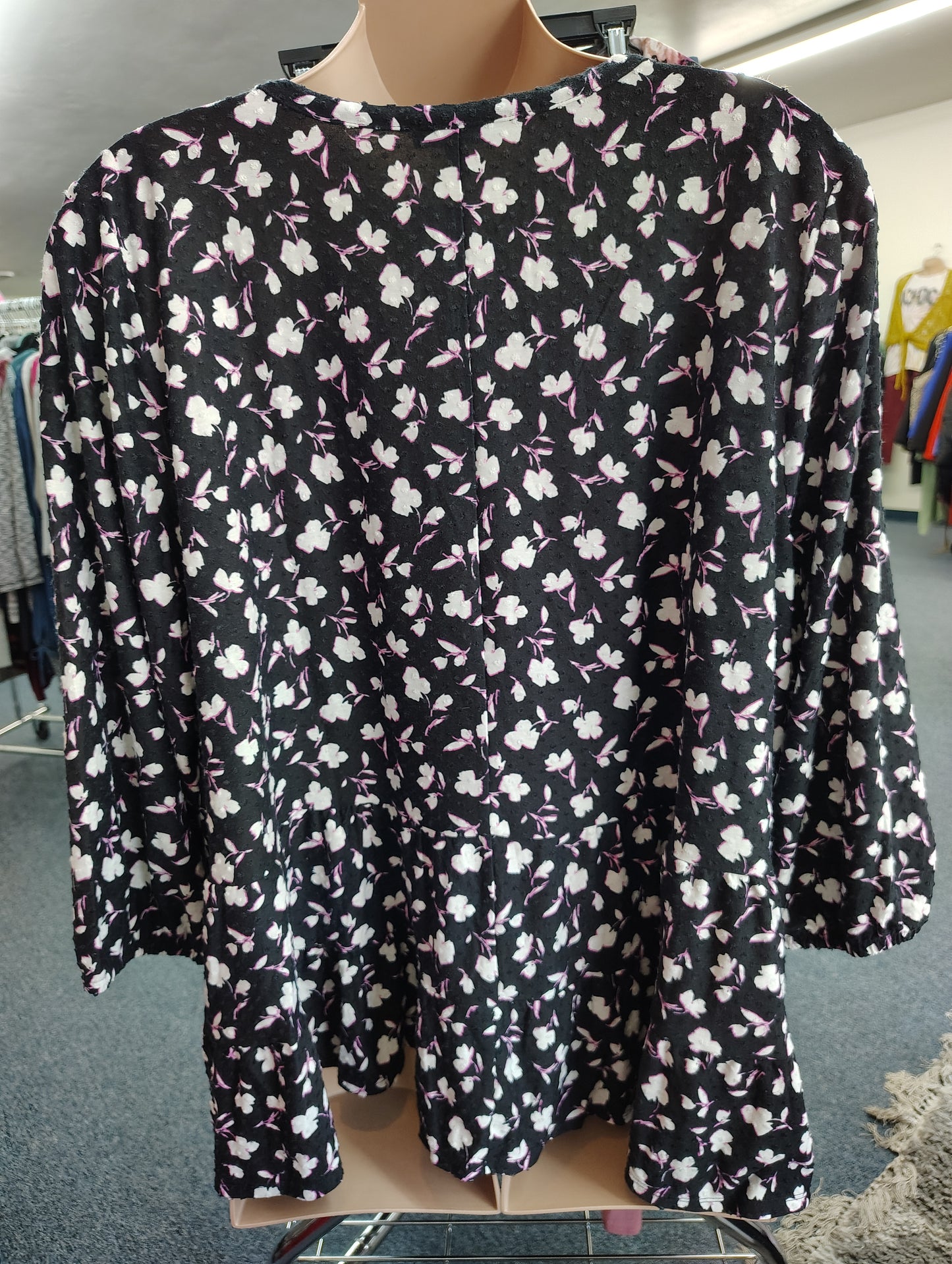 Lane Bryant NWT floral tiered top size 6x