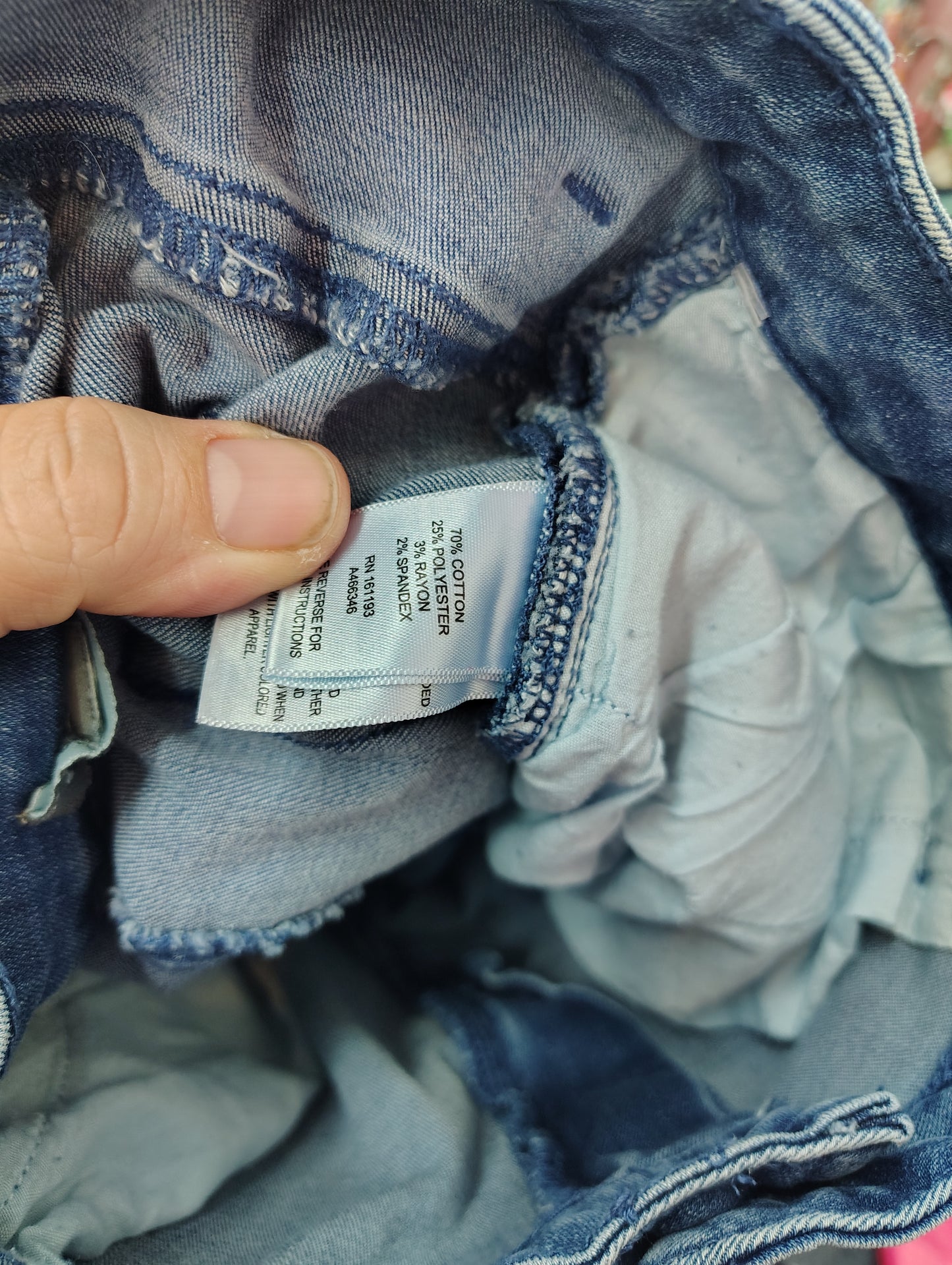 Kate & Mallory cropped embroidered jeans size 16